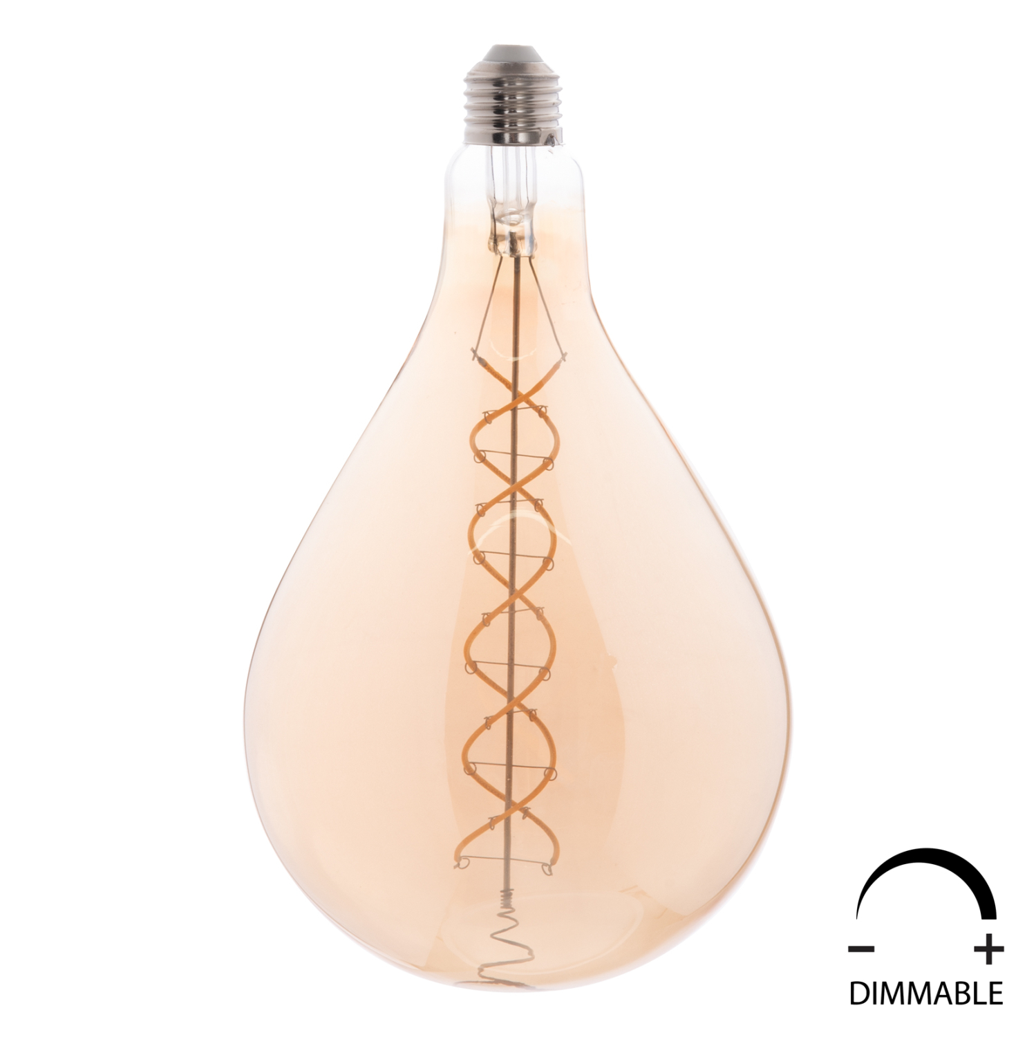 ΛΑΜΠΤΗΡΑΣ LED FILAMENT 8W E27 3000K TEA COLOR DIMMABLE HM4052.02 1
