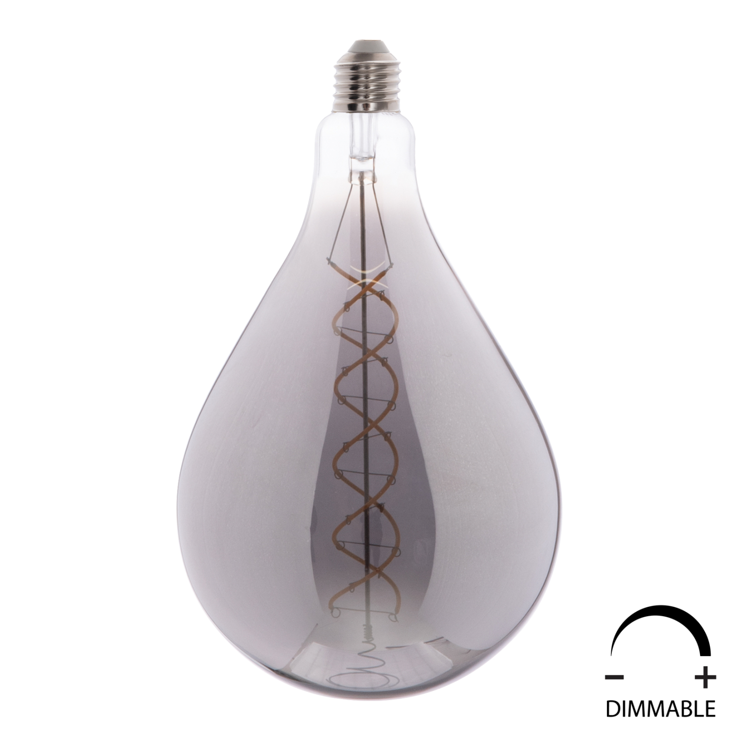 ΛΑΜΠΤΗΡΑΣ LED FILAMENT 8W E27 3000K SMOKE COLOR DIMMABLE  HM4052.03 1