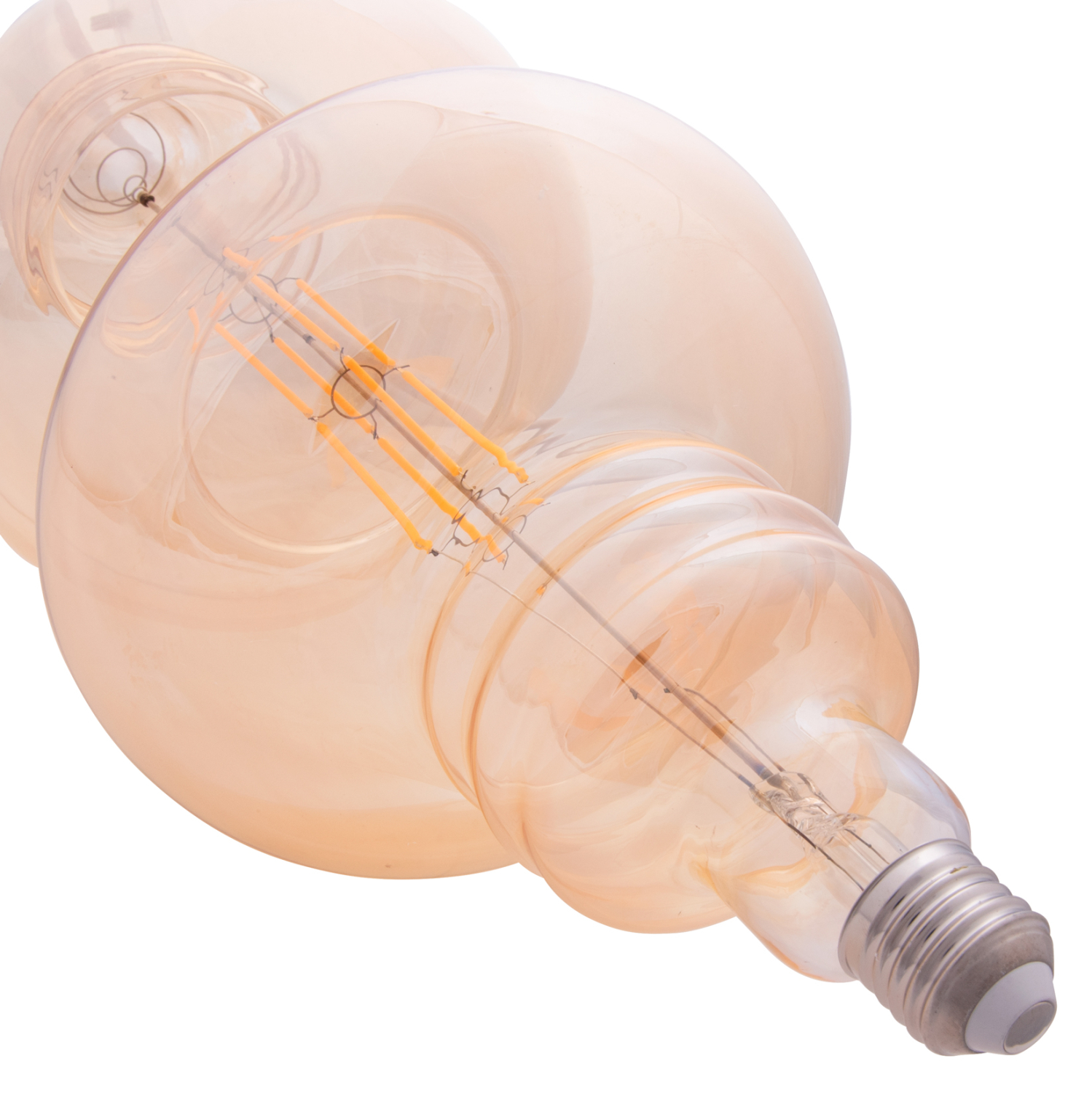 ΛΑΜΠΤΗΡΑΣ LED FILAMENT 8W E27 3000K GOLD COLOR DIMMABLE HM4053.02 3