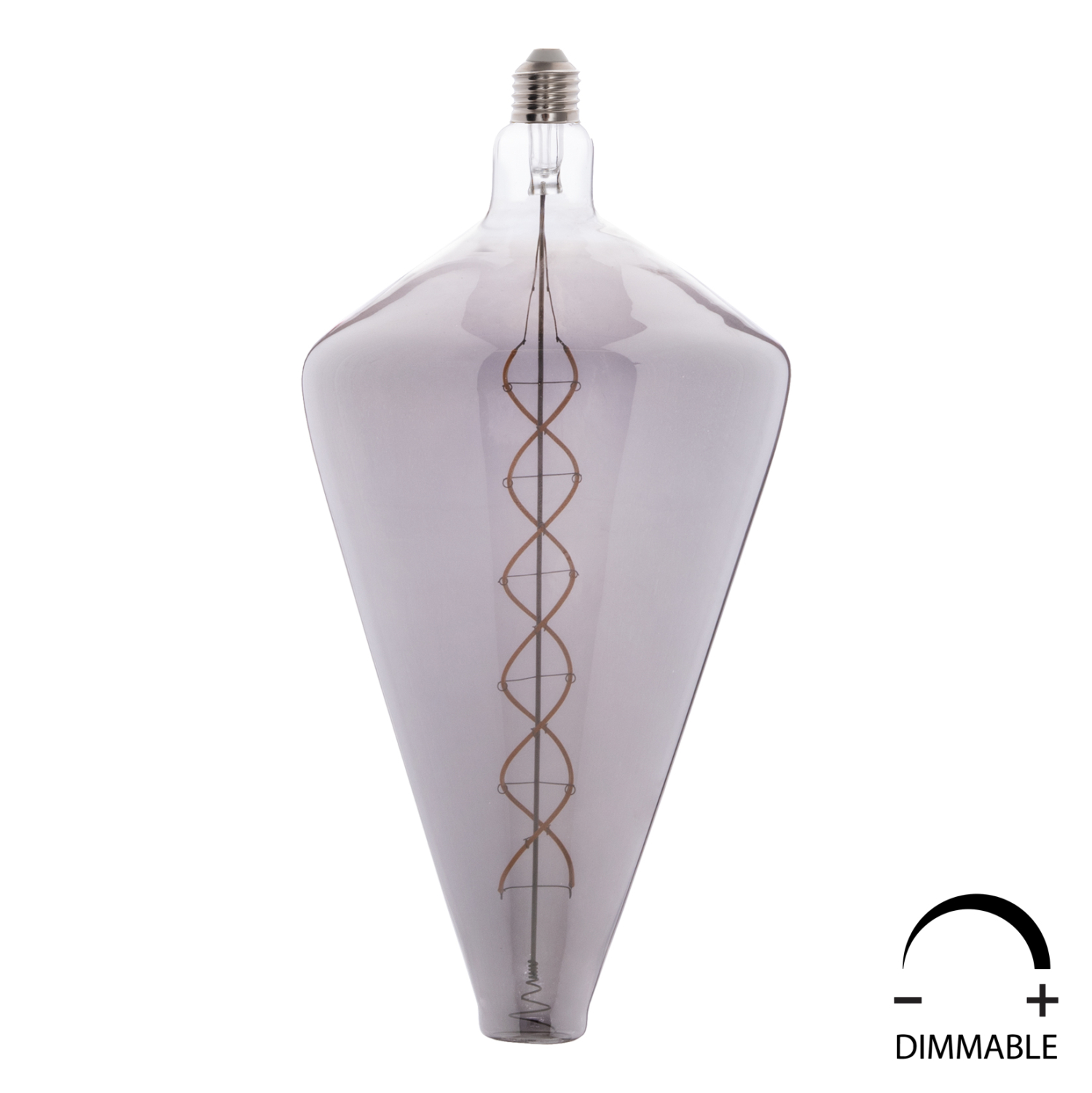 ΛΑΜΠΤΗΡΑΣ LED FILAMENT 8W E27 3000K SMOKE COLOR DIMMABLE  HM4054.03 1