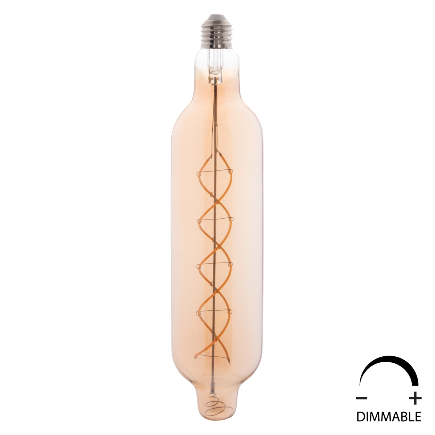 ΛΑΜΠΤΗΡΑΣ JHD-NW7775 LED FILAMENT 8W E27 3000K GOLD COLOR DIMMABLE HM4055.02 1