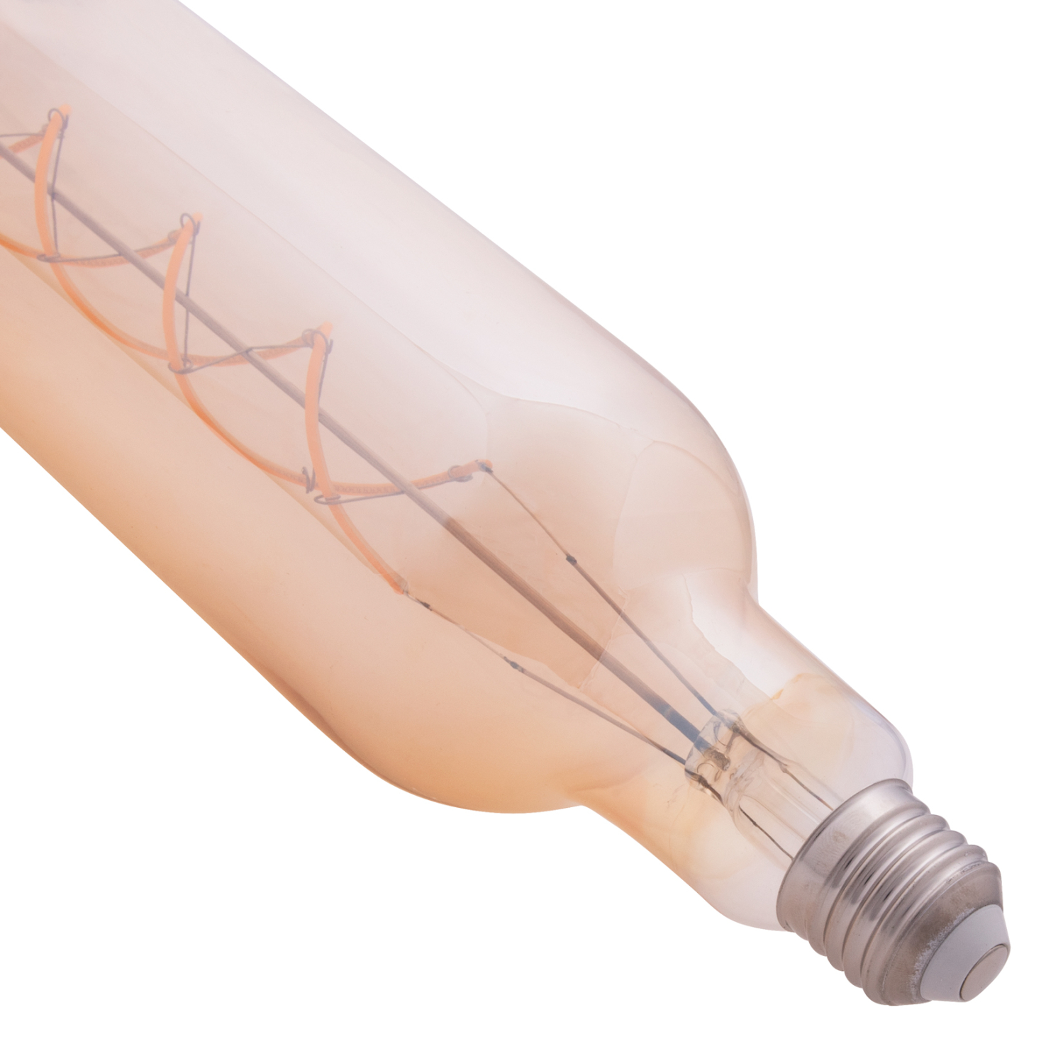 ΛΑΜΠΤΗΡΑΣ JHD-NW7775 LED FILAMENT 8W E27 3000K GOLD COLOR DIMMABLE HM4055.02 3