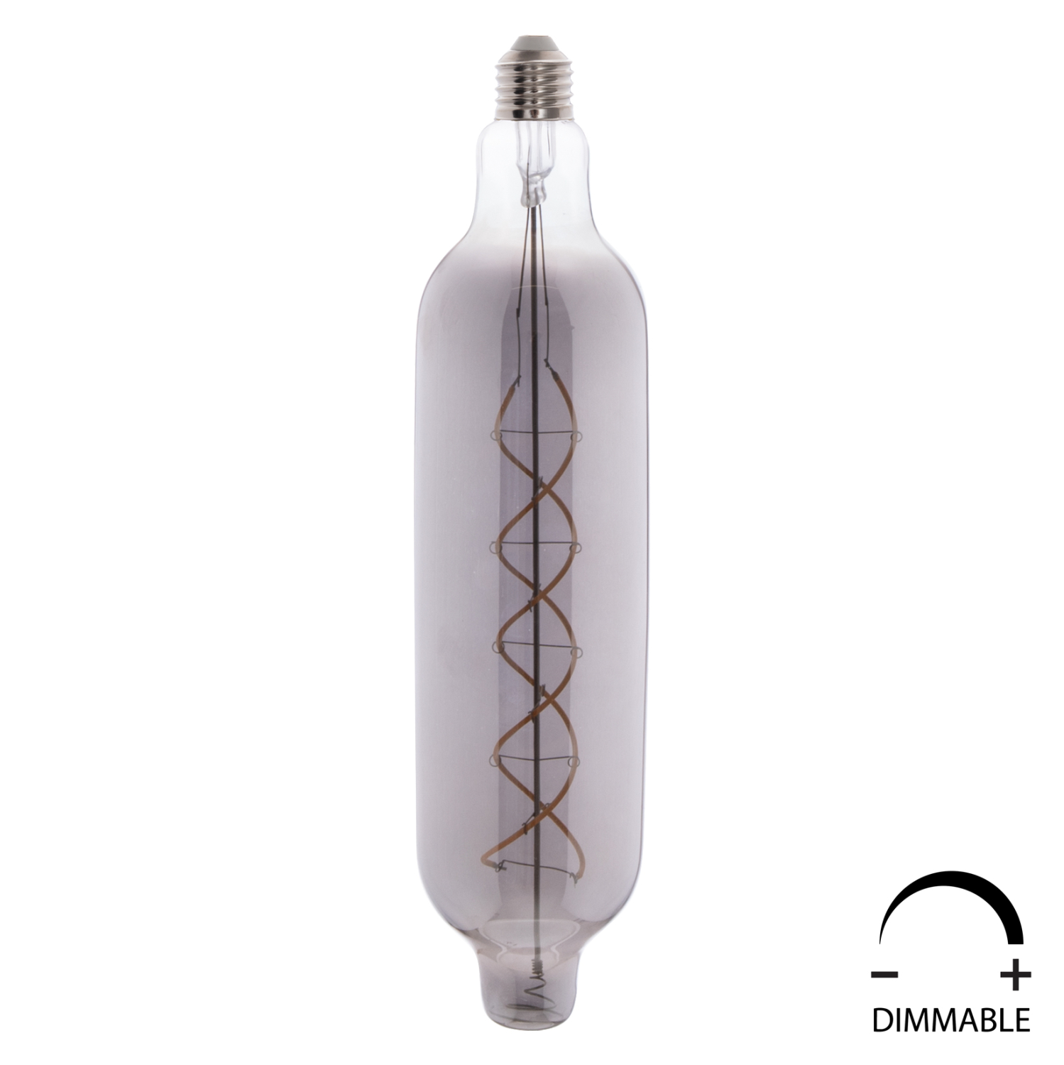 ΛΑΜΠΤΗΡΑΣ JHD-NW7775 LED FILAMENT 8W E27 3000K SMOKE COLOR DIMMABLE  HM4055.03 1