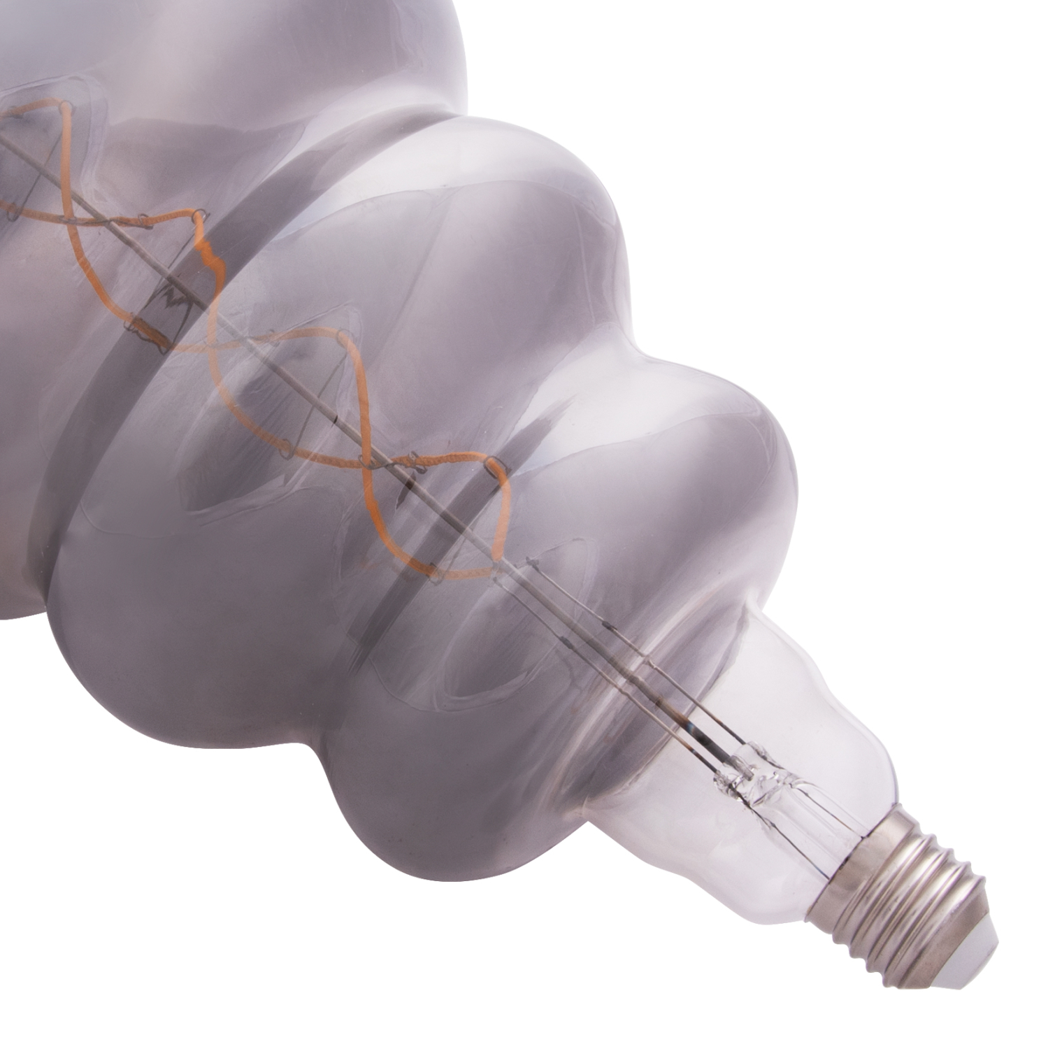ΛΑΜΠΤΗΡΑΣ LED FILAMENT 8W E27 3000K SMOKE COLOR DIMMABLE HM4056.03 3