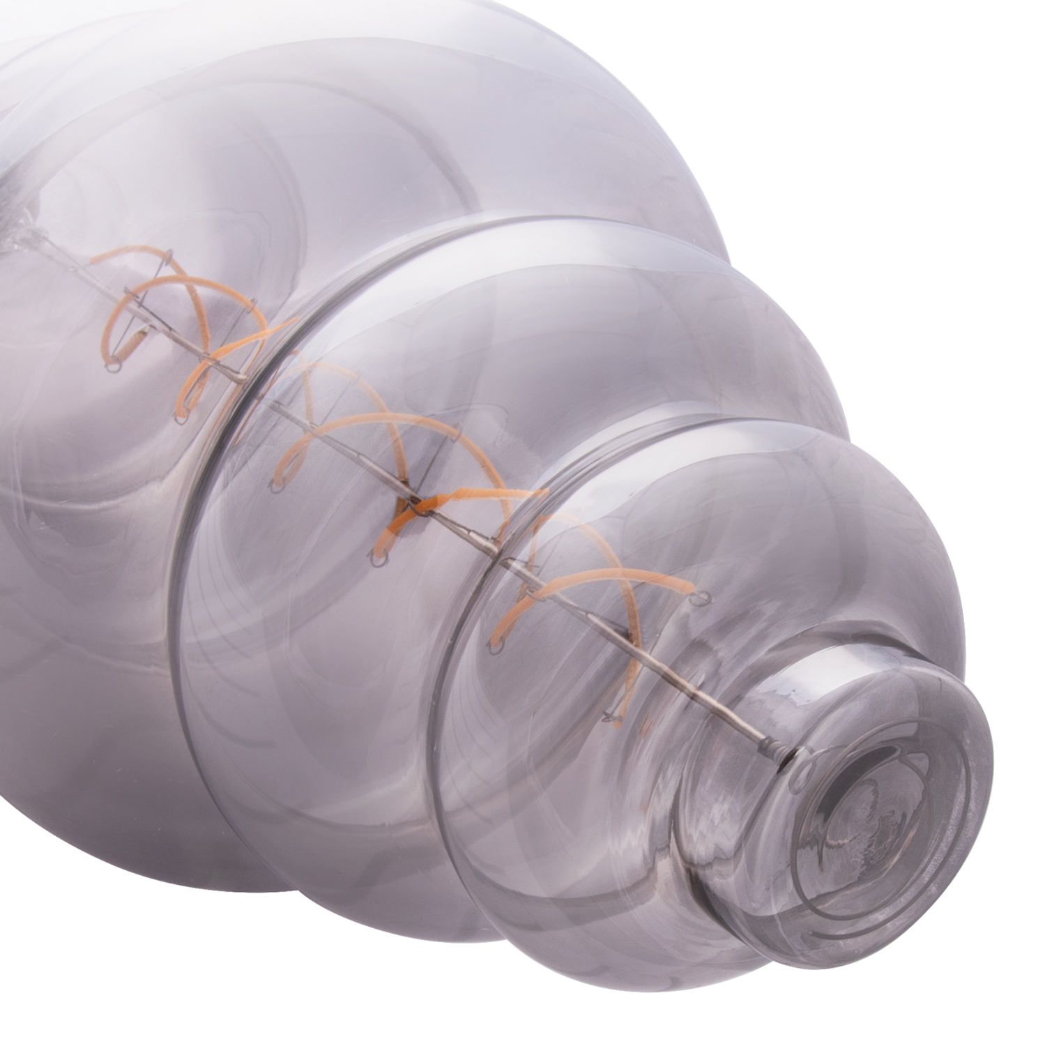 ΛΑΜΠΤΗΡΑΣ LED FILAMENT 8W E27 3000K SMOKE COLOR DIMMABLE HM4056.03 4