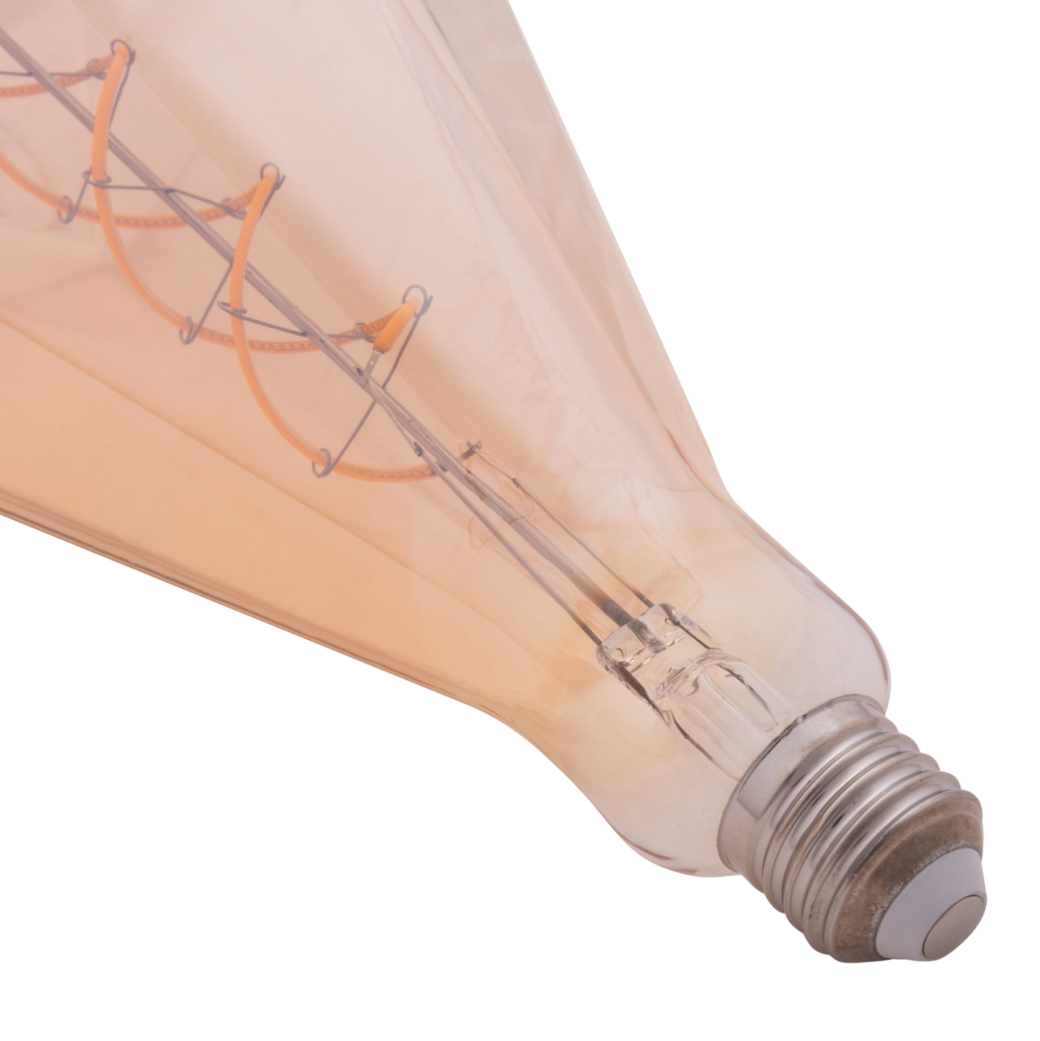 ΛΑΜΠΤΗΡΑΣ LED FILAMENT 8W E27 3000K GOLD COLOR DIMMABLE HM4057 3
