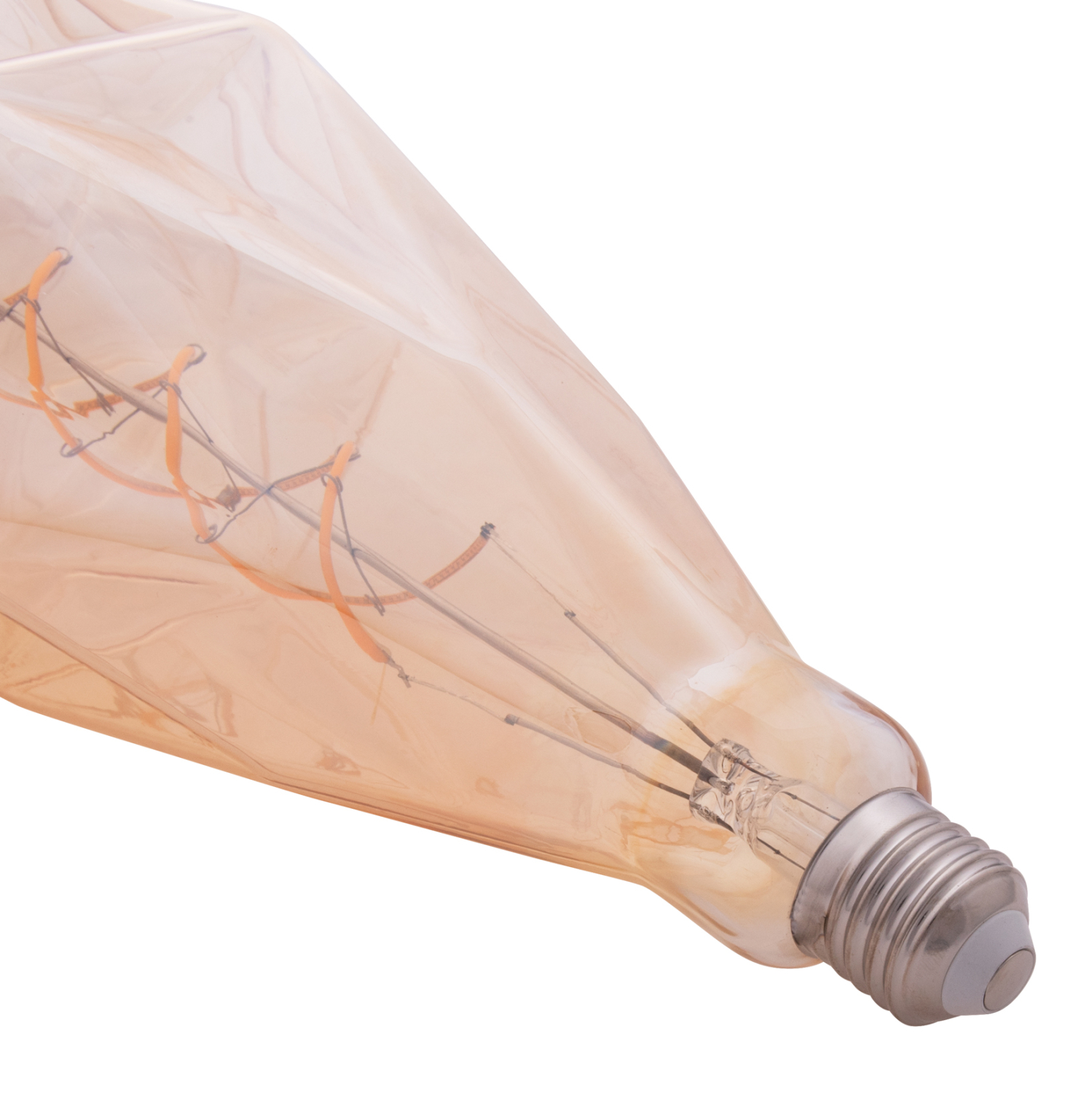 ΛΑΜΠΤΗΡΑΣ LED FILAMENT 8W E27 3000K GOLD COLOR DIMMABLE HM4058 3