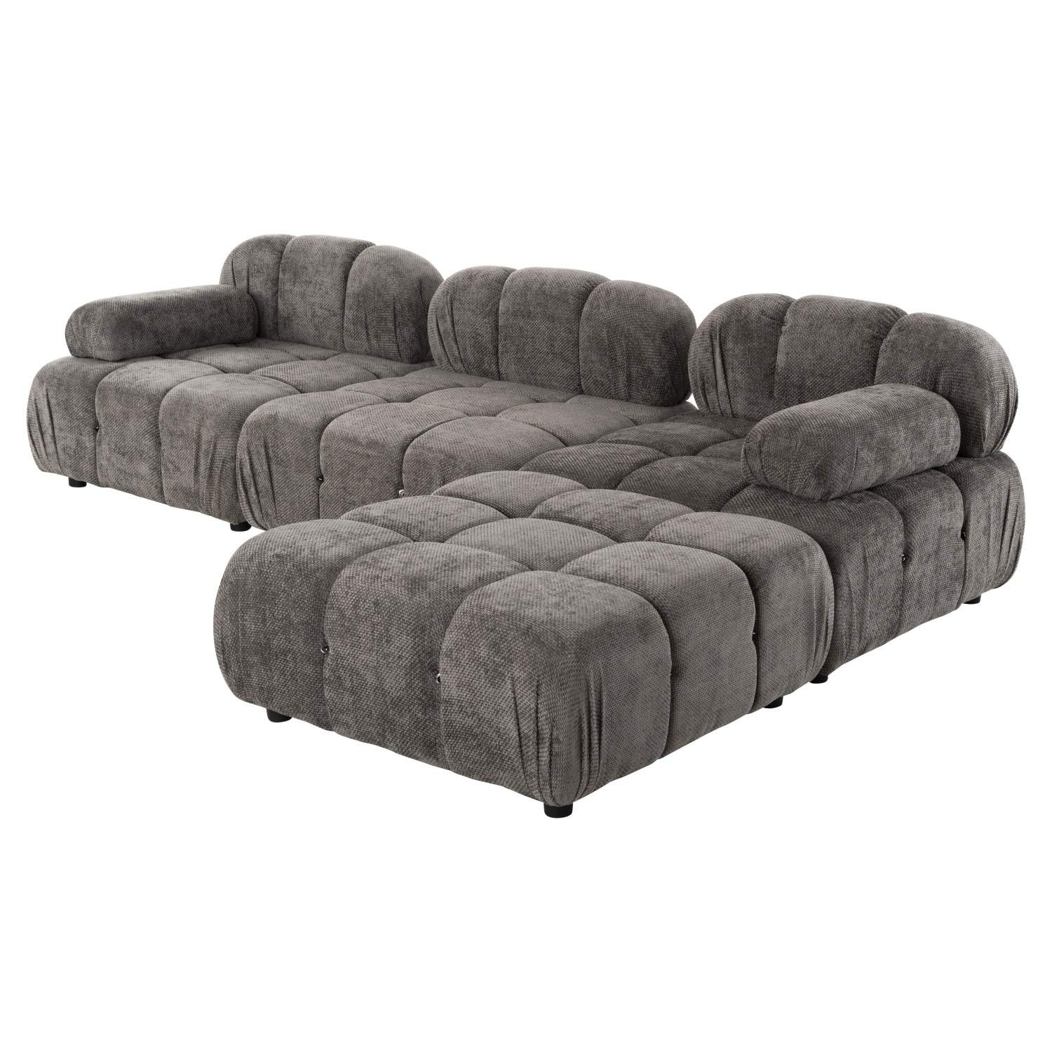 ΚΑΝΑΠΕΣ ΠΟΛΥΜΟΡΦΙΚΟΣ SHIFTER HM6073.02 ΥΦΑΣΜΑ ΣΕ ΓΚΡΙ 290x196x76Υεκ. 6