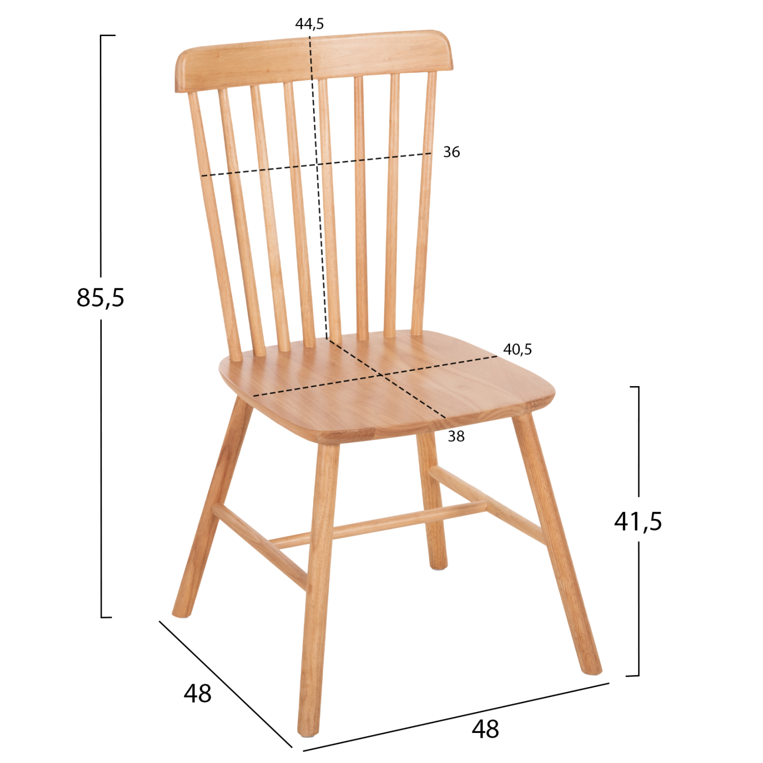 ΣΕΤ ΤΡΑΠΕΖΑΡΙΑΣ 5ΤΜΧ LUCIEN HM21183 MDF TOP &amp; ΞΥΛΟ ΟΞΙΑΣ ΣΕ ΦΥΣΙΚΟ ΧΡΩΜΑ 3