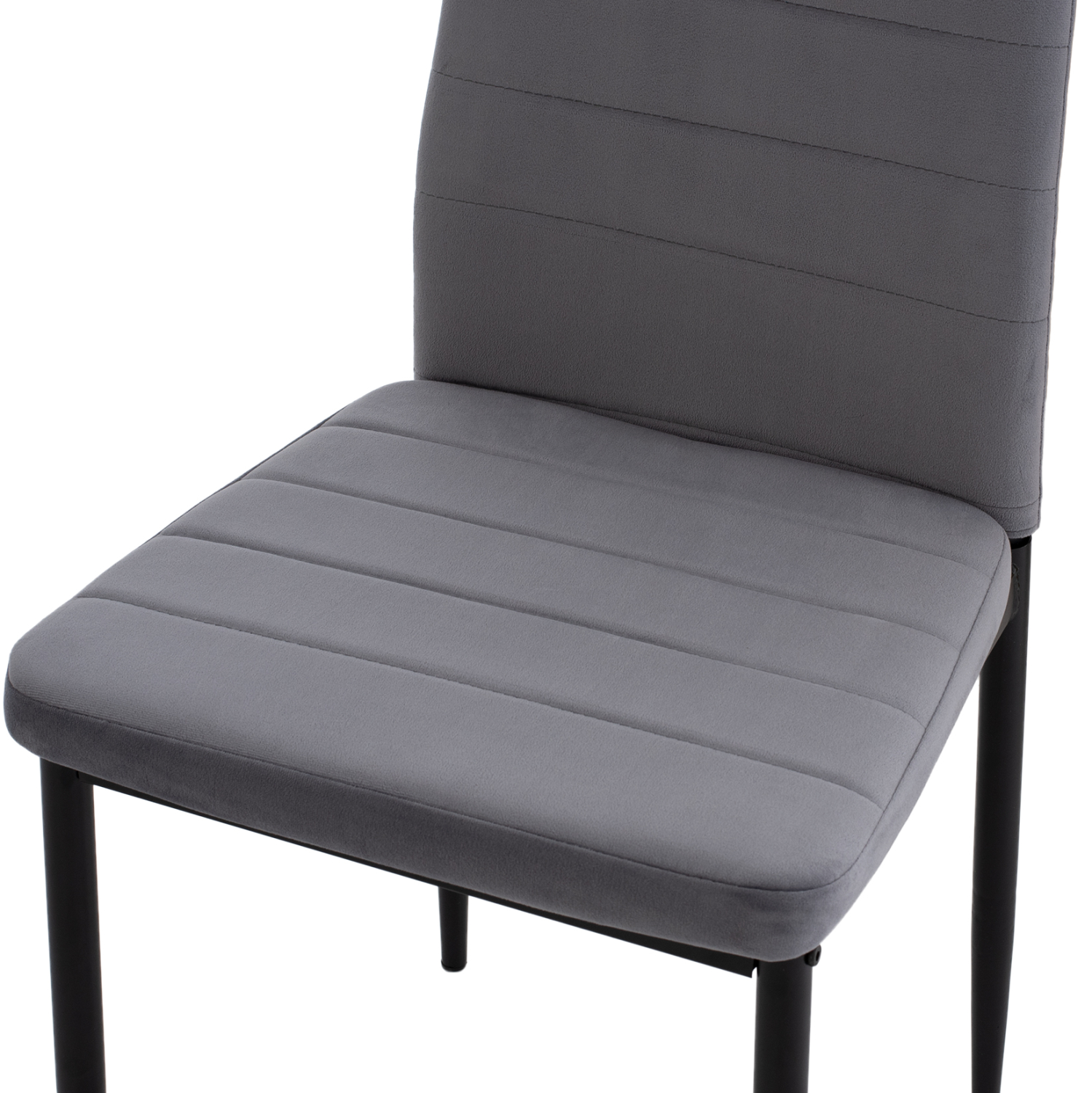 ΣΕΤ ΤΡΑΠΕΖΑΡΙΑΣ 5ΤΜΧ LADY HM21199.01 ΓΥΑΛΙ--ΜΕΤΑΛΛΟ ΣΕ ΜΑΥΡΟ &amp; ΒΕΛΟΥΔΟ ΓΚΡΙ 7