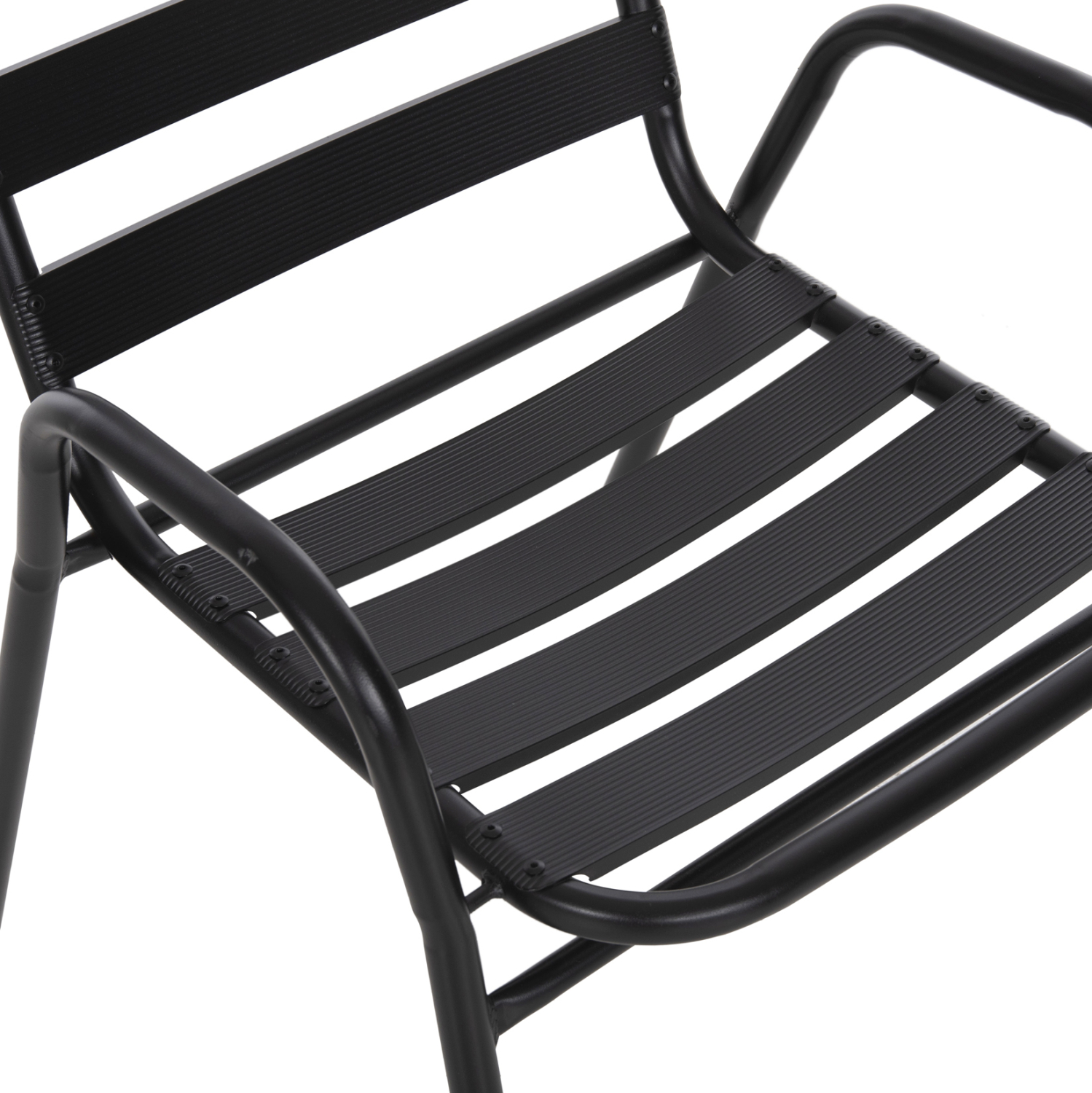 ΣΕΤ ΤΡΑΠΕΖΑΡΙΑΣ 5ΤΜΧ ADAM HM21219.01 ΚΑΡΕΚΛΕΣ ΜΕΤΑΛΛΙΚΕΣ &amp; ΤΡΑΠΕΖΙ 110x60 ΜΑΥΡΟ 4