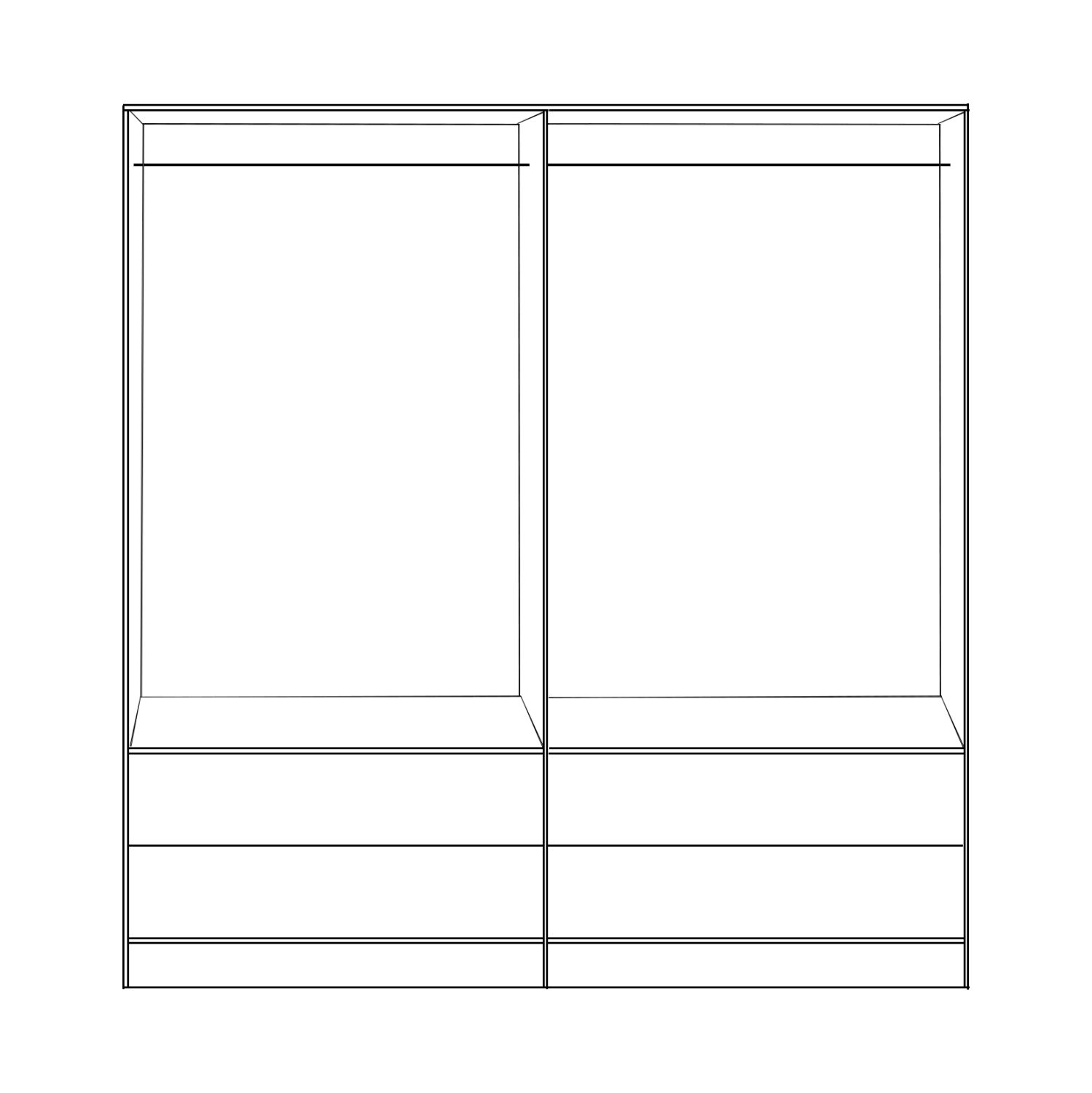 ΝΤΟΥΛΑΠΑ 4ΦΥΛΛΗ REINA ME 4 ΣΥΡΤΑΡΙΑ HM21258 ΜΕΛΑΜΙΝΗ ΣΕ ΛΕΥΚΟ 160x42,5x180,5Υεκ 3