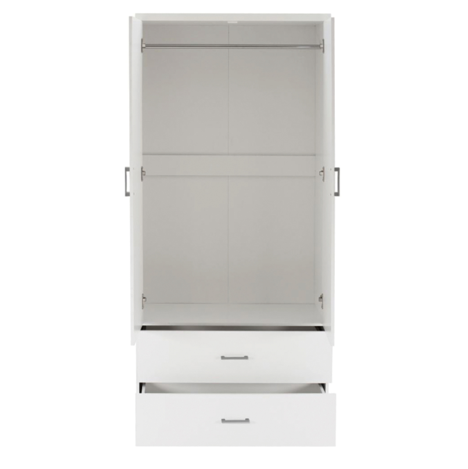 ΝΤΟΥΛΑΠΑ 4ΦΥΛΛΗ REINA ME 4 ΣΥΡΤΑΡΙΑ HM21258 ΜΕΛΑΜΙΝΗ ΣΕ ΛΕΥΚΟ 160x42,5x180,5Υεκ 4