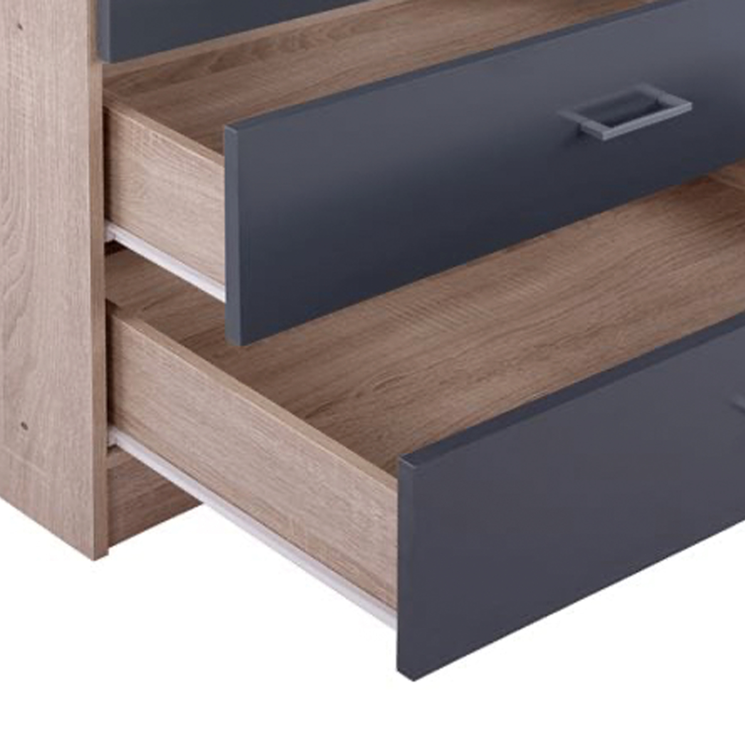 ΝΤΟΥΛΑΠΑ 4ΦΥΛΛΗ REINA ME 4 ΣΥΡΤΑΡΙΑ HM21259 ΜΕΛΑΜΙΝΗ ΓΚΡΙ-SONAMA 160x42x180Υεκ 5