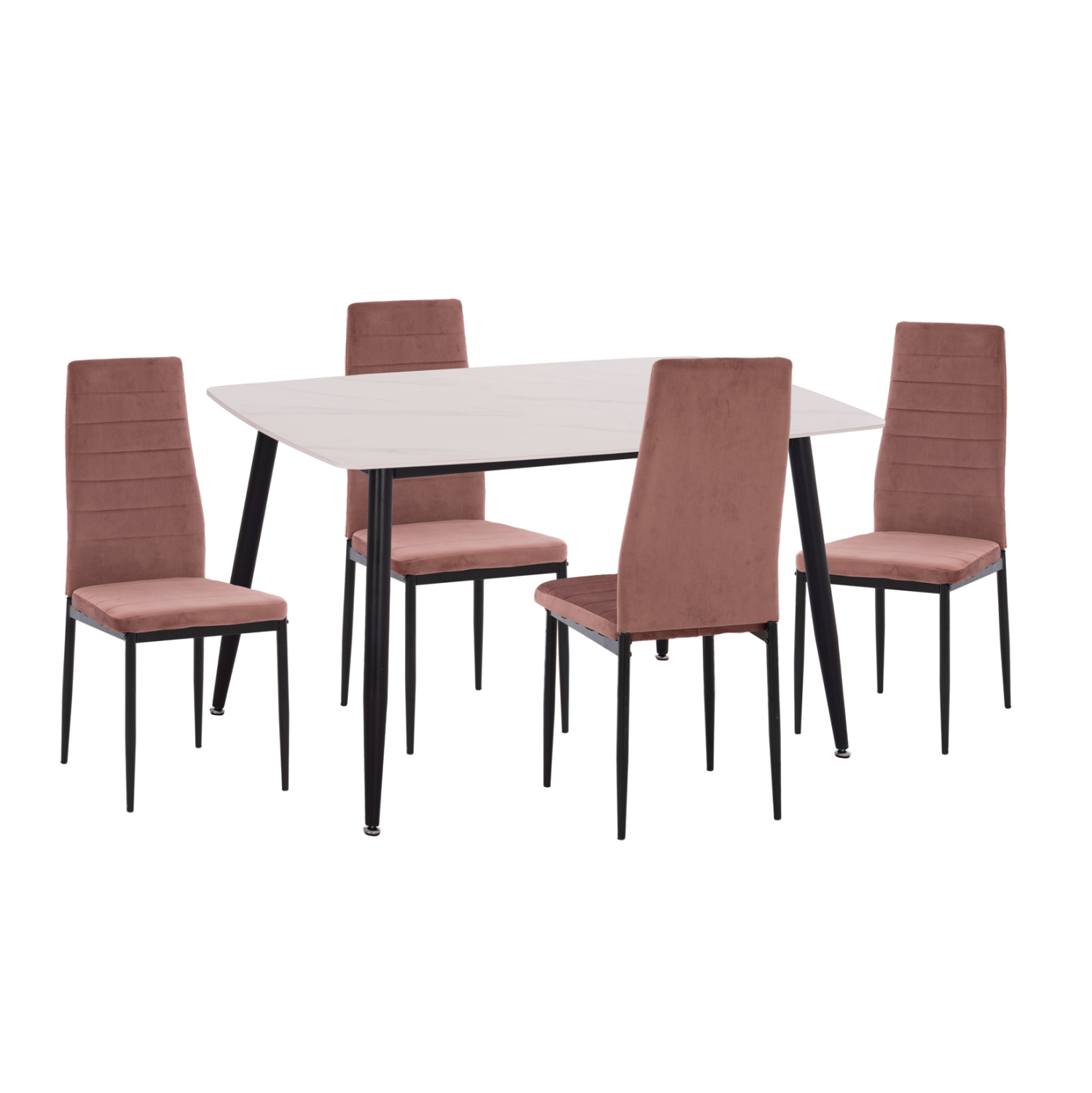 ΣΕΤ ΤΡΑΠΕΖΑΡΙΑΣ 5ΤΜΧ RAVEN HM21264.01 ΚΕΡΑΜΙΚΟ TOP ΛΕΥΚΟ ΜΑΡΜΑΡΟ--ΒΕΛΟΥΔΟ ΣΑΠΙΟ ΜΗΛΟ 1