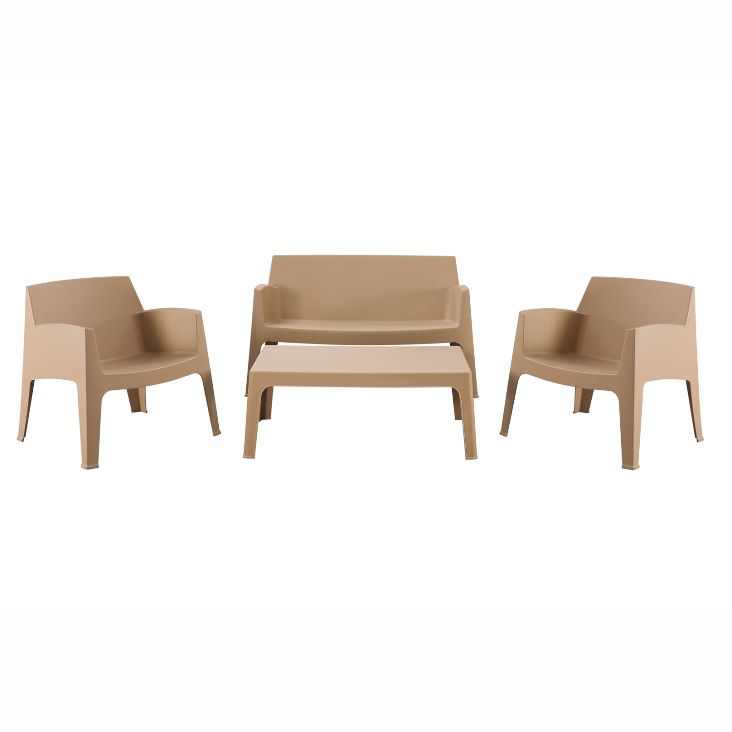 ΣΕΤ ΣΑΛΟΝΙ ΕΞ.ΧΩΡΟΥ 4ΤΜΧ SLEEK HM21268.03 ΚΑΠΟΥΤΣΙΝΟ ΠΟΛΥΠΡΟΠΥΛΕΝΙΟ 1