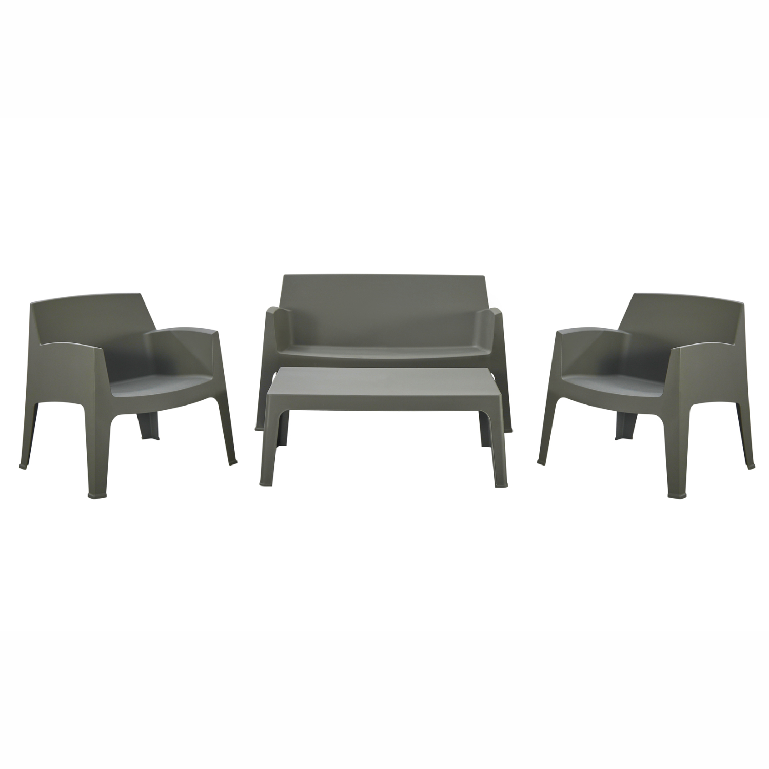 ΣΕΤ ΣΑΛΟΝΙ ΕΞ.ΧΩΡΟΥ 4ΤΜΧ SLEEK HM21268.05 DARK OLIVE GREEN ΠΟΛΥΠΡΟΠΥΛΕΝΙΟ 1
