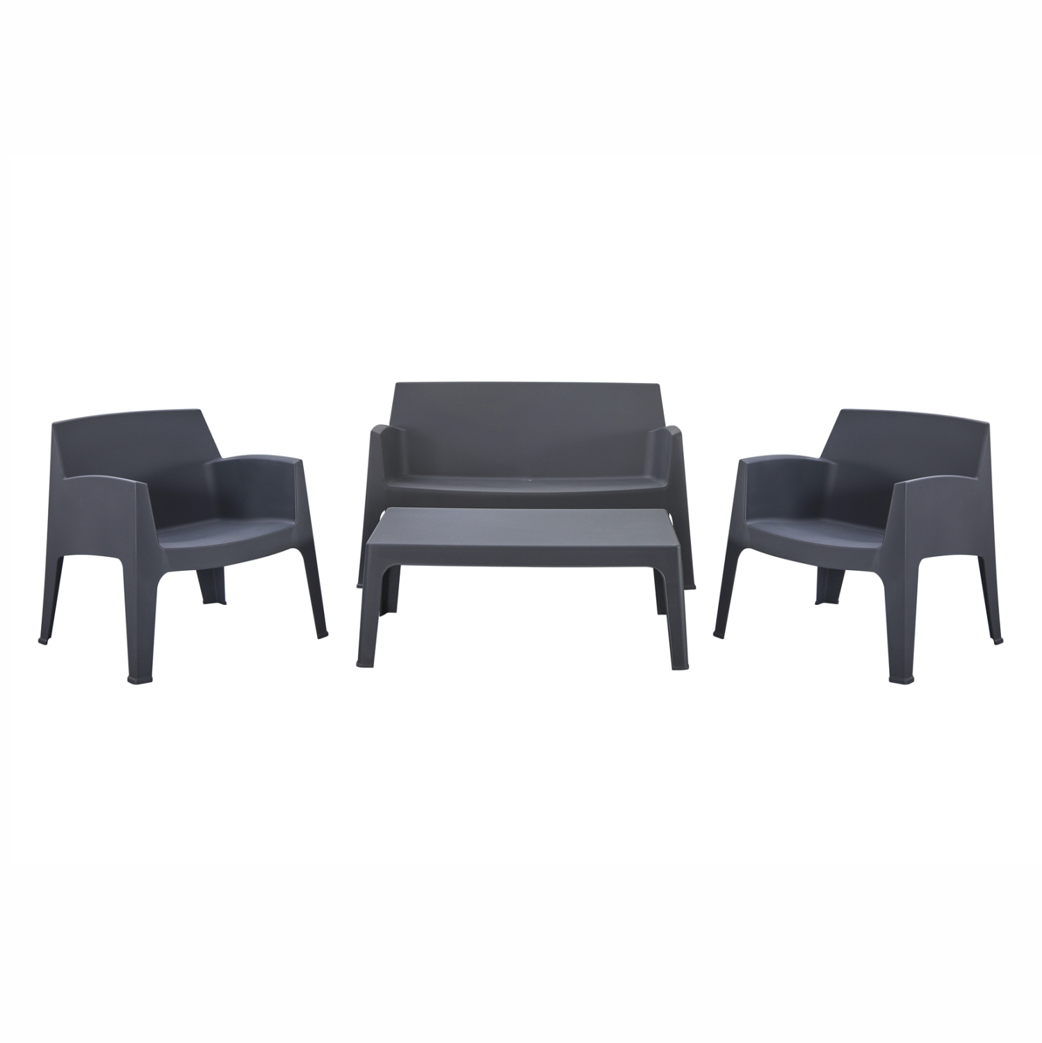ΣΕΤ ΣΑΛΟΝΙ ΕΞ.ΧΩΡΟΥ 4ΤΜΧ SLEEK HM21268.10 ΓΚΡΙ ΠΟΛΥΠΡΟΠΥΛΕΝΙΟ 1