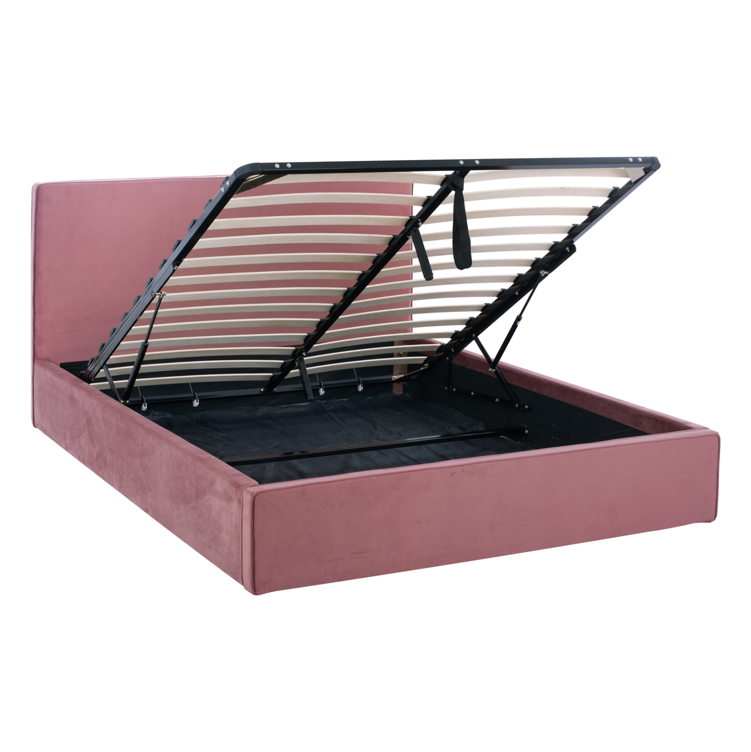 ΚΡΕΒΑΤΙ ΔΙΠΛΟ &amp; ΣΤΡΩΜΑ ALLIE HM21273.02 ΣΑΠΙΟ ΜΗΛΟ ΒΕΛΟΥΔΟ ΜΕ ΑΠΟΘ.ΧΩΡΟ--ΓΙΑ 160x200εκ 4