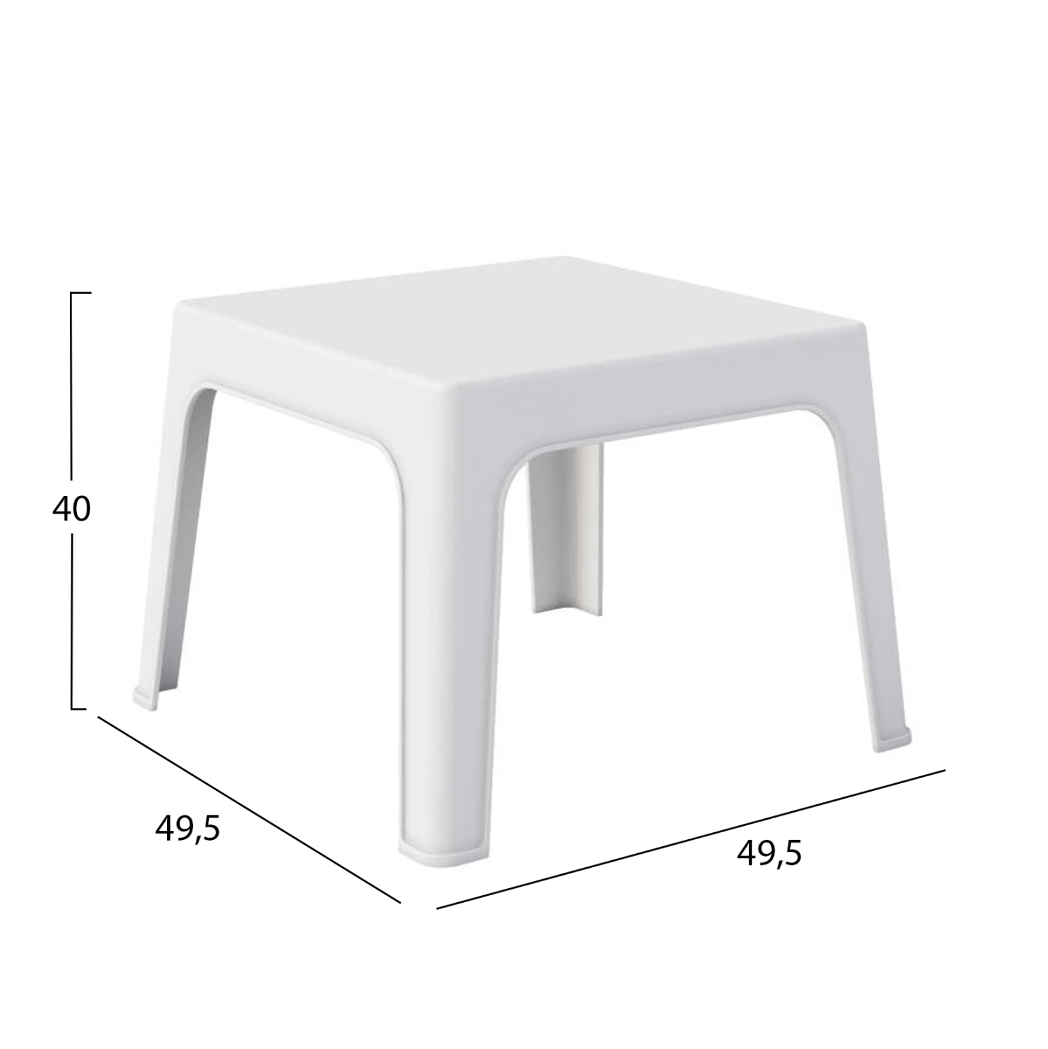 ΣΕΤ LOUNGE 3ΤΜΧ SLEEK HM21274.01 ΛΕΥΚΟ ΠΟΛΥΠΡΟΠΥΛΕΝΙΟ 2