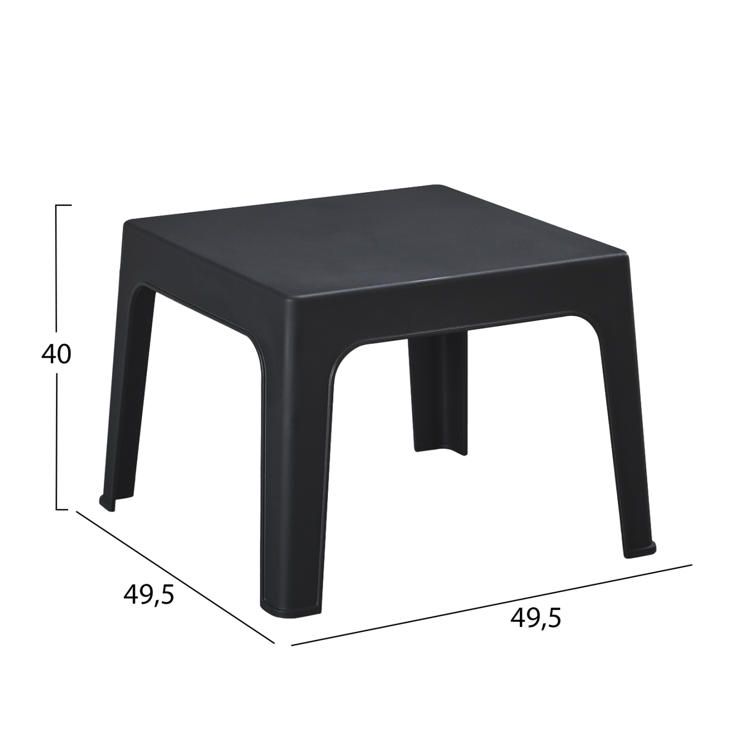 ΣΕΤ LOUNGE 3ΤΜΧ SLEEK HM21274.02 ΜΑΥΡΟ ΠΟΛΥΠΡΟΠΥΛΕΝΙΟ 2