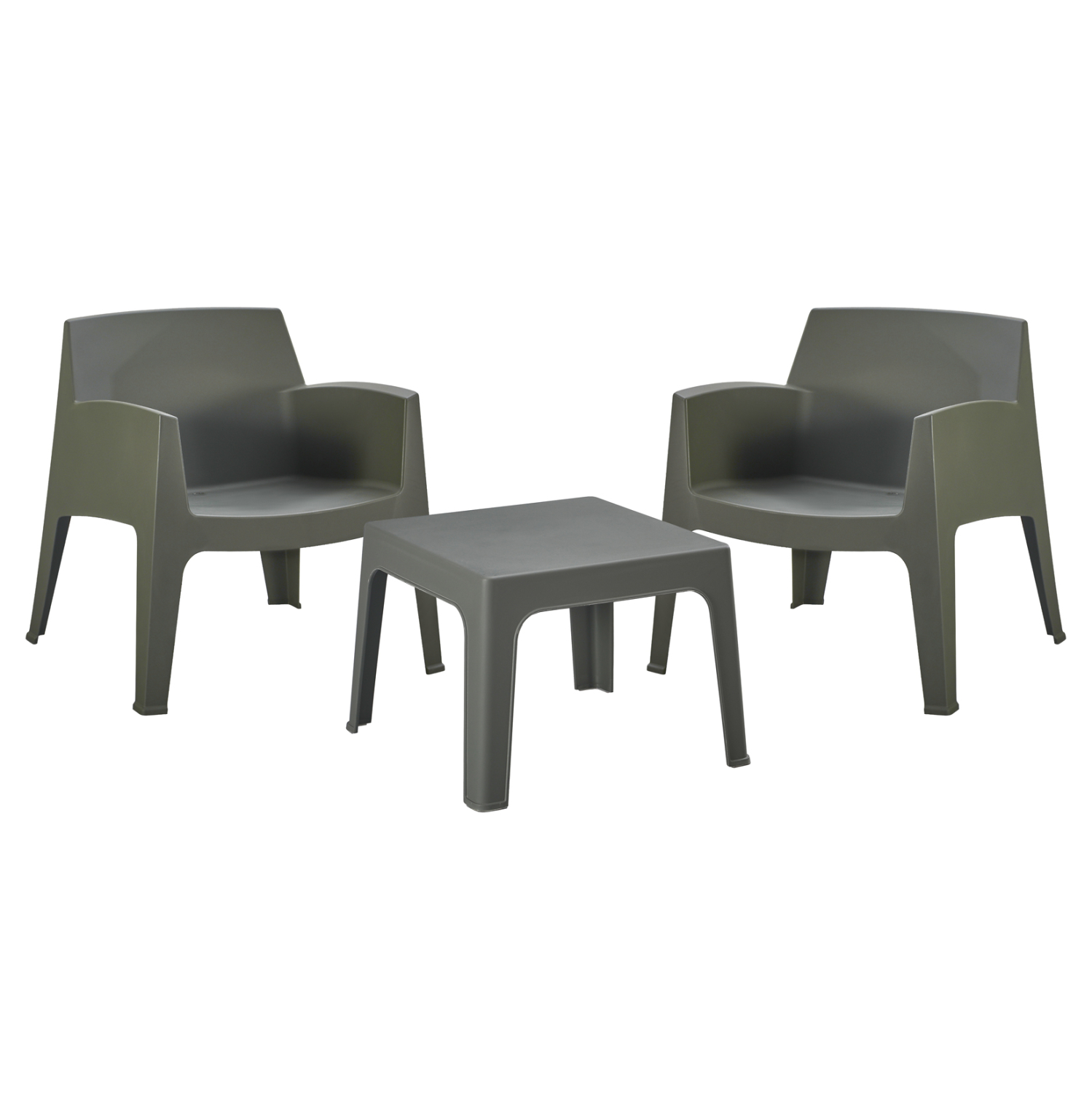 ΣΕΤ LOUNGE 3ΤΜΧ SLEEK HM21274.05 DARK OLIVE GREEN ΠΟΛΥΠΡΟΠΥΛΕΝΙΟ 1