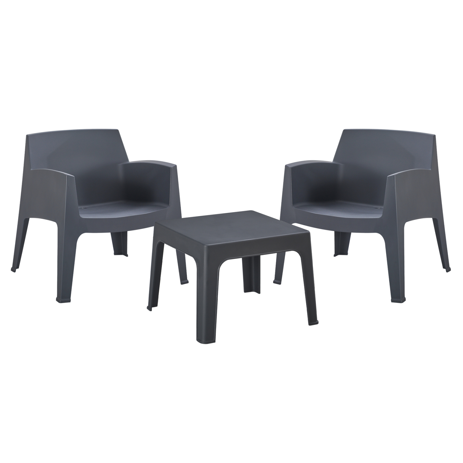 ΣΕΤ LOUNGE 3ΤΜΧ SLEEK HM21274.10 ΓΚΡΙ ΠΟΛΥΠΡΟΠΥΛΕΝΙΟ 1