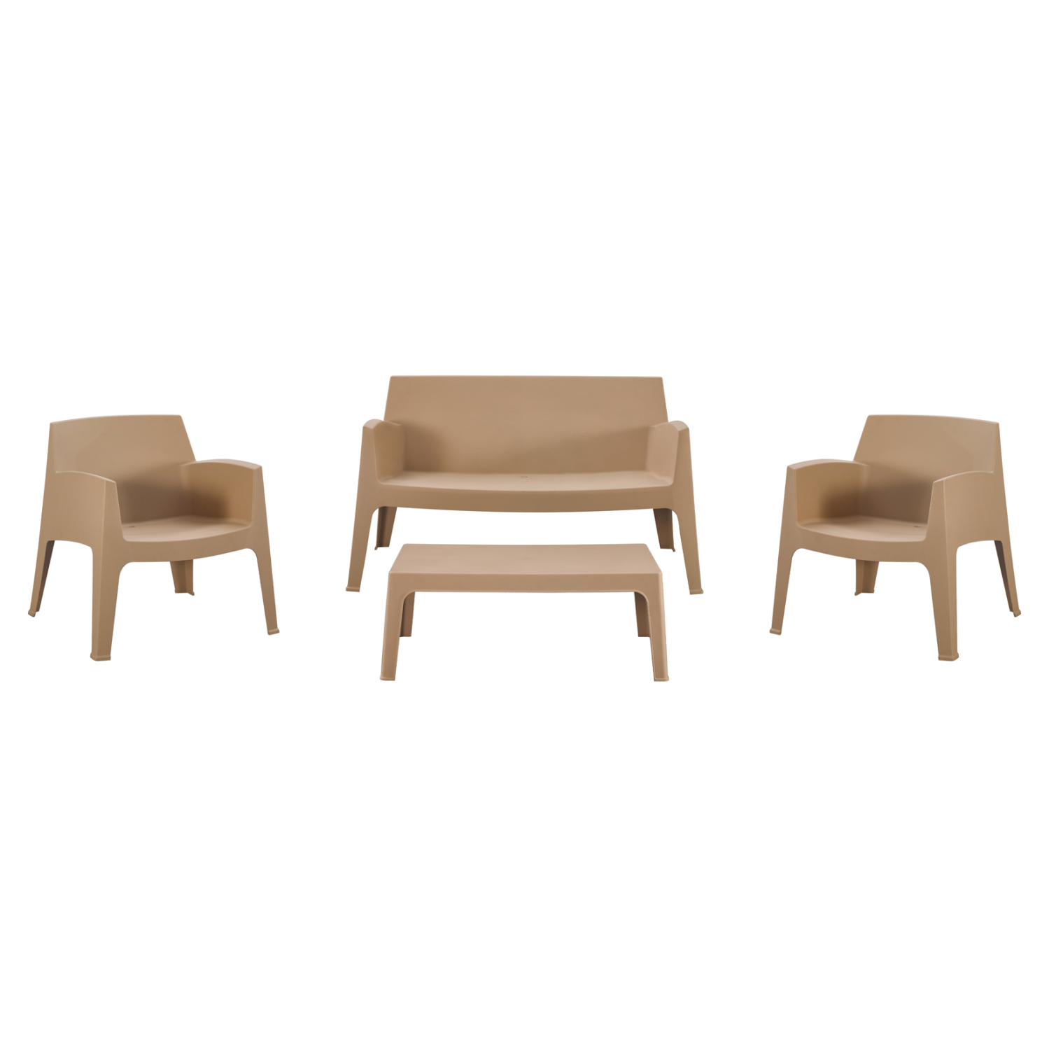 ΣΕΤ LOUNGE 4ΤΜΧ SLEEK HM21275.03 ΚΑΠΟΥΤΣΙΝΟ ΠΟΛΥΠΡΟΠΥΛΕΝΙΟ 1
