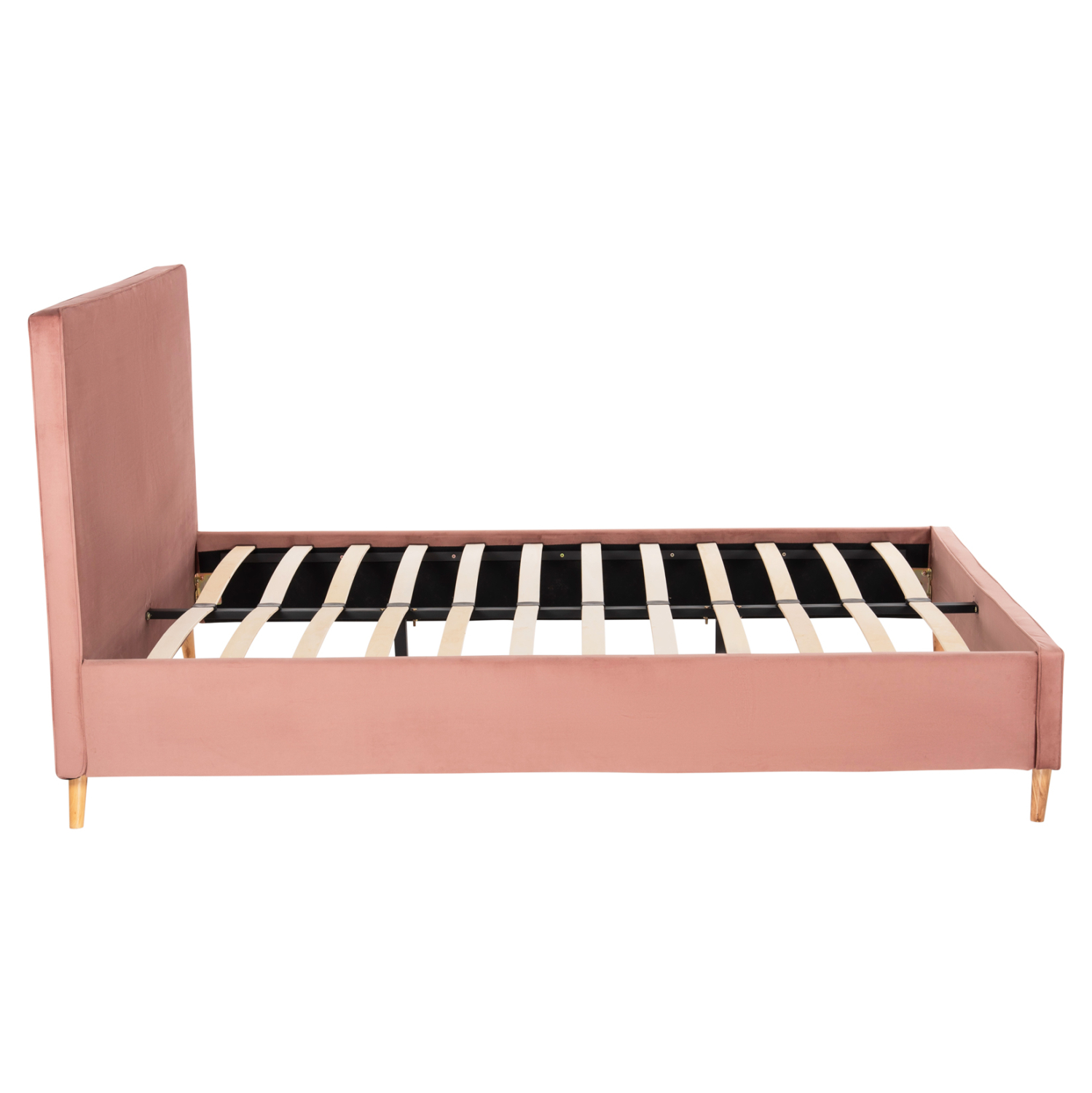 ΚΡΕΒΑΤΙ ΜΕ ΣΤΡΩΜΑ INDRA HM21280.03 ΣΑΠΙΟ ΜΗΛΟ ΒΕΛΟΥΔΟ--ΓΙΑ 160x200εκ 5