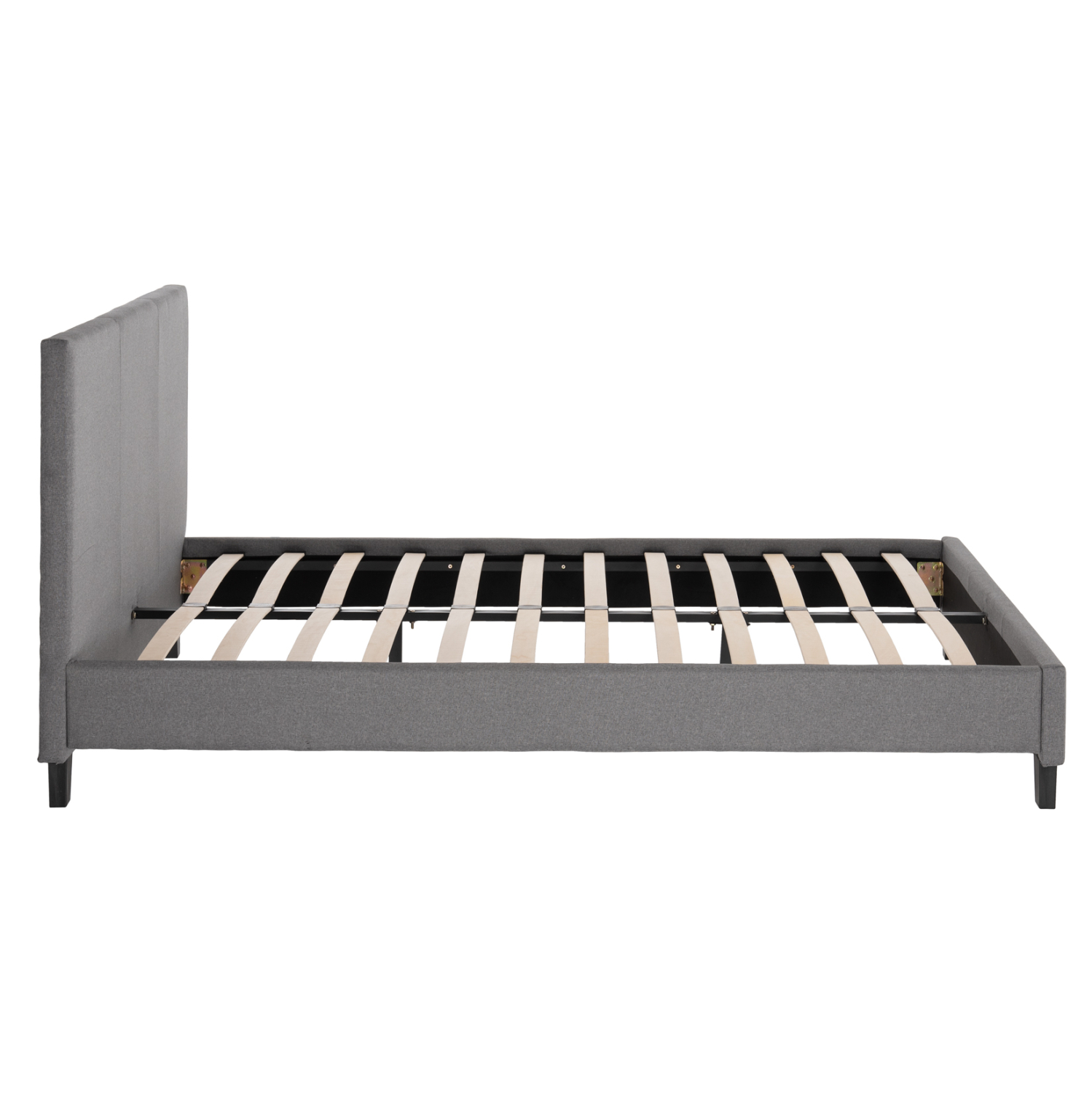 ΚΡΕΒΑΤΙ ΜΕ ΣΤΡΩΜΑ BECCA HM21283.04 ΓΚΡΙ ΥΦΑΣΜΑ--ΓΙΑ 150x200εκ 5