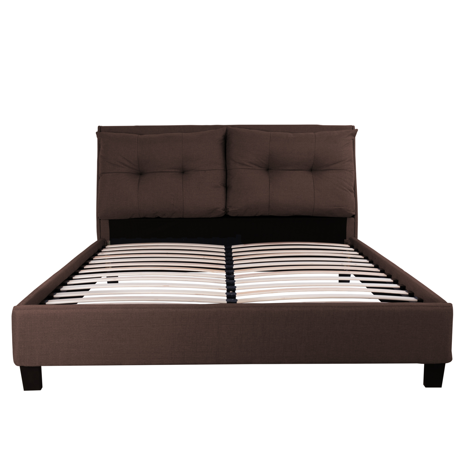 ΚΡΕΒΑΤΙ ΜΕ ΣΤΡΩΜΑ BILLIE HM21284.01 ΚΑΦΕ ΥΦΑΣΜΑ--ΓΙΑ 160x200εκ 4