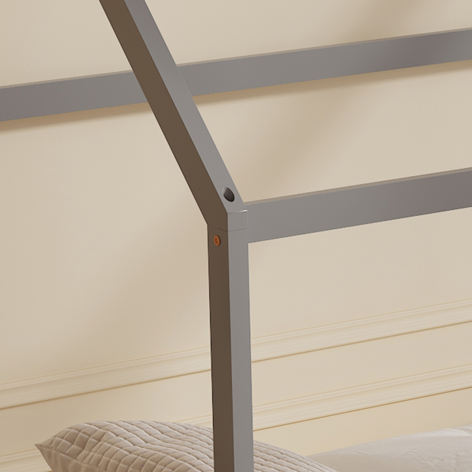 ΚΡΕΒΑΤΙ ΠΑΙΔΙΚΟ ΜΕ ΣΤΡΩΜΑ PEPE HM21302.02 ΞΥΛΟ ΠΕΥΚΟΥ ΣΕ ΓΚΡΙ--ΣΤΡΩΜΑ 90x190εκ 8