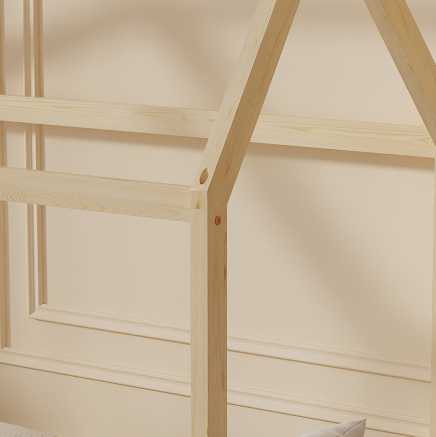 ΚΡΕΒΑΤΙ ΠΑΙΔΙΚΟ ΜΕ ΣΤΡΩΜΑ PEPE HM21303 ΞΥΛΟ ΠΕΥΚΟΥ ΣΕ ΦΥΣΙΚΟ--ΣΤΡΩΜΑ 70x140εκ 8