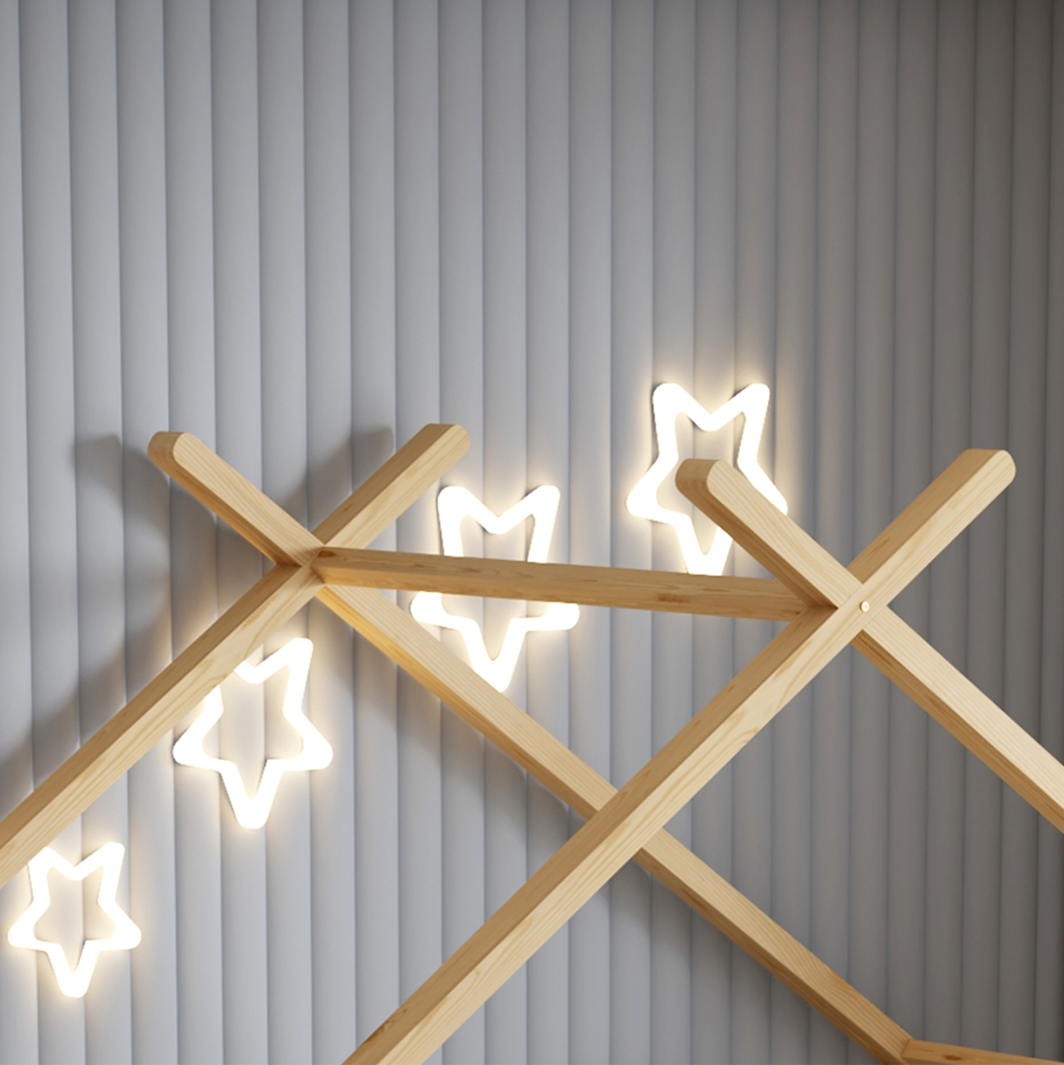 ΚΡΕΒΑΤΙ ΠΑΙΔΙΚΟ ΜΕ ΣΤΡΩΜΑ KLARICE HM21305 ΞΥΛΟ ΠΕΥΚΟΥ ΣΕ ΦΥΣΙΚΟ--ΣΤΡΩΜΑ 90x190εκ 6