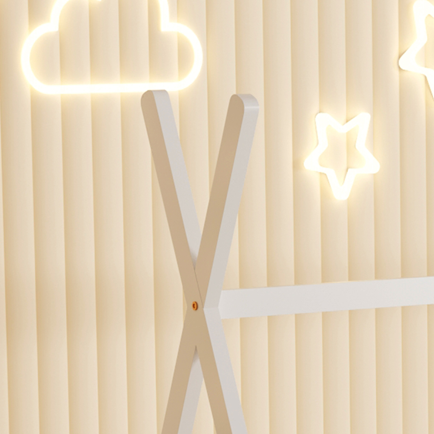 ΚΡΕΒΑΤΙ ΠΑΙΔΙΚΟ ΜΕ ΣΤΡΩΜΑ MUNK HM21306.01 ΞΥΛΟ ΠΕΥΚΟΥ ΣΕ ΛΕΥΚΟ--ΣΤΡΩΜΑ 90x190εκ 6