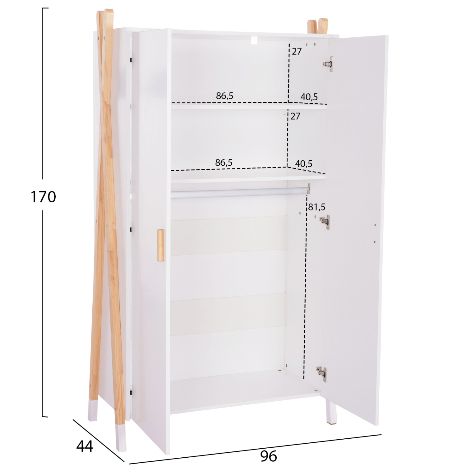 ΣΕΤ ΠΑΙΔΙΚΟΥ ΔΩΜΑΤΙΟΥ 6TMX PASCHAL HM21337 ΞΥΛΟ ΠΕΥΚΟΥ--ΜΕΛΑΜΙΝΗ-ΛΕΥΚΟ 3