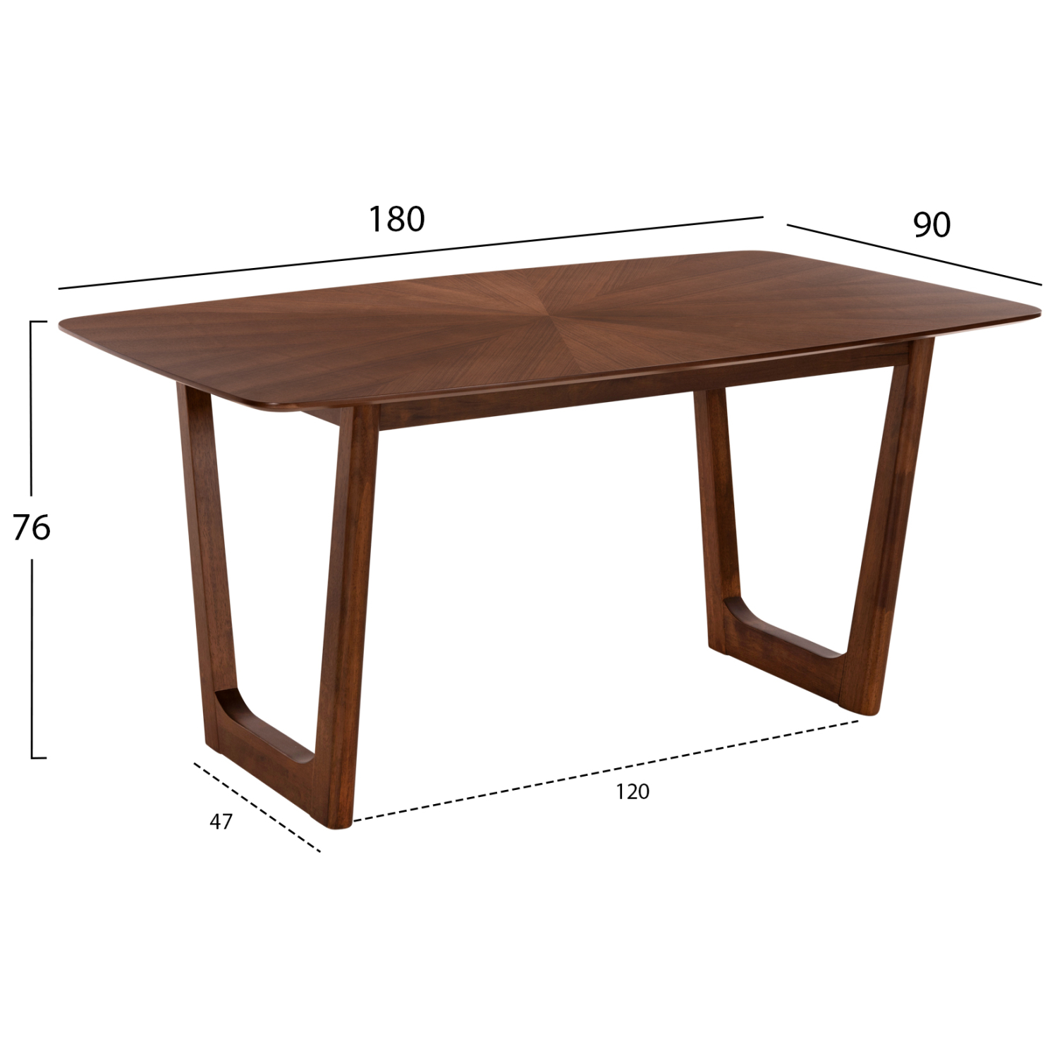 ΣΕΤ ΤΡΑΠΕΖΑΡΙΑΣ 7ΤΜΧ ZARRA HM21338.01 ΤΡΑΠΕΖΙ ΑΠΟ MDF--ΚΑΡΕΚΛΕΣ ΜΕ ΜΠΟΥΚΛΕ ΥΦΑΣΜΑ 2