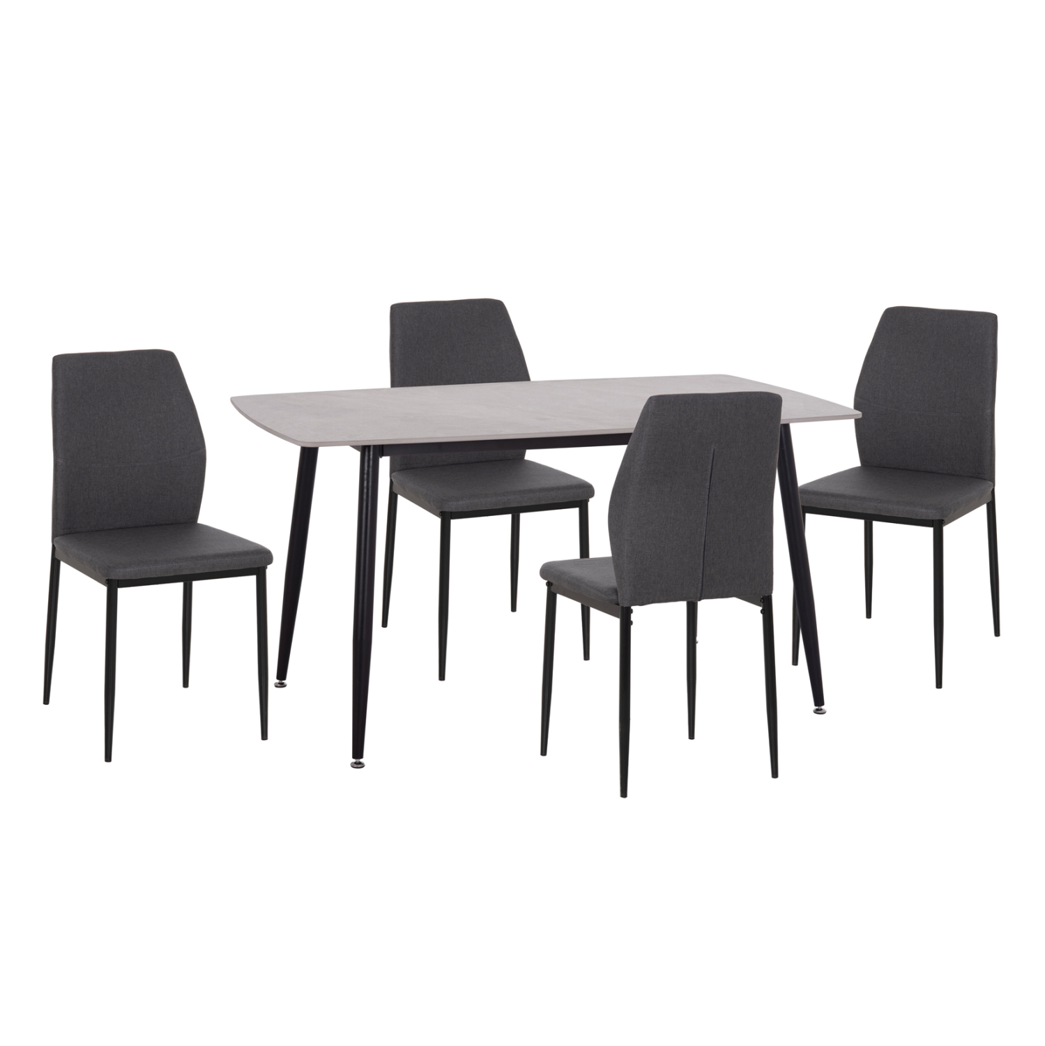 ΣΕΤ ΤΡΑΠΕΖΑΡΙΑΣ 5ΤΜΧ RAVEN HM10743 ΚΕΡΑΜΙΚΟ TOP ΓΚΡΙ ΜΑΡΜΑΡΟ--ΓΚΡΙ ΥΦΑΣΜΑ 1