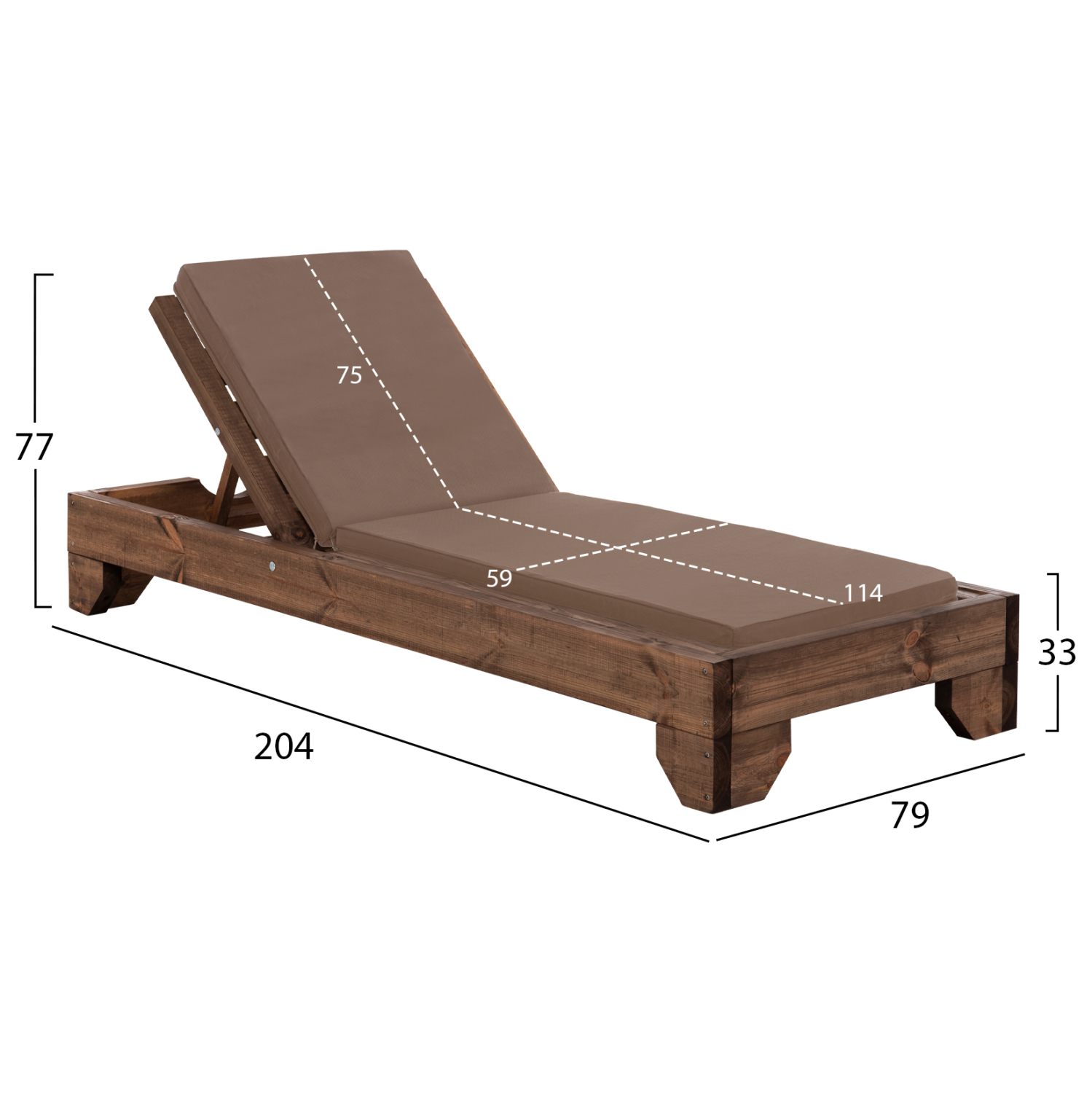 ΞΑΠΛΩΣΤΡΑ ΚΟΡΙΝΟΣ HM10771.04T ΞΥΛΟ ΠΕΥΚΟΥ ΚΑΡΥΔΙ--ΜΑΞΙΛΑΡΙ ΜΟΚΑ 79x204x77Υεκ 2