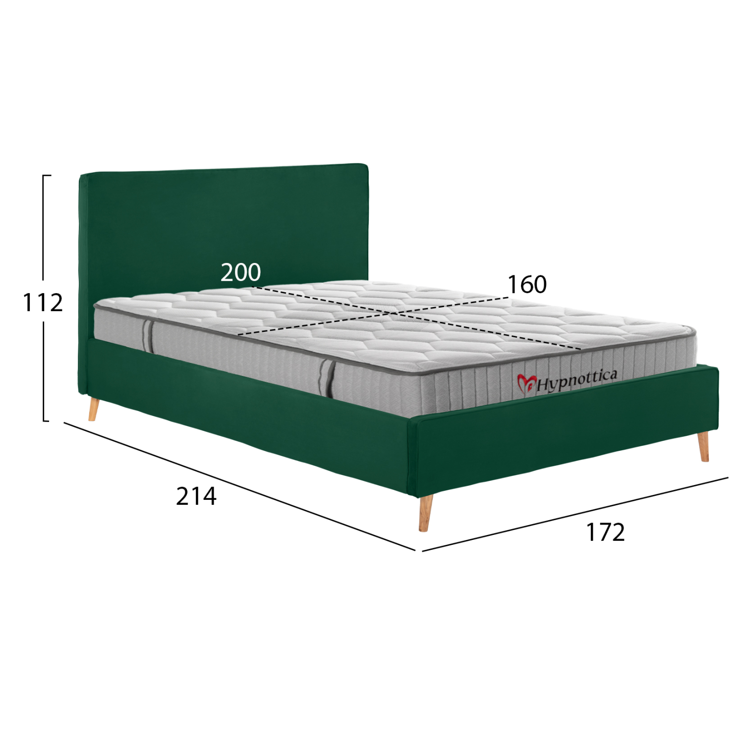 ΚΡΕΒΑΤΙ ΔΙΠΛΟ ΜΕ ΣΤΡΩΜΑ INDRA HM10769.04 ΒΕΛΟΥΔΟ ΚΥΠΑΡΙΣΣΙ--ΓΙΑ ΣΤΡΩΜΑ 160x200εκ 3