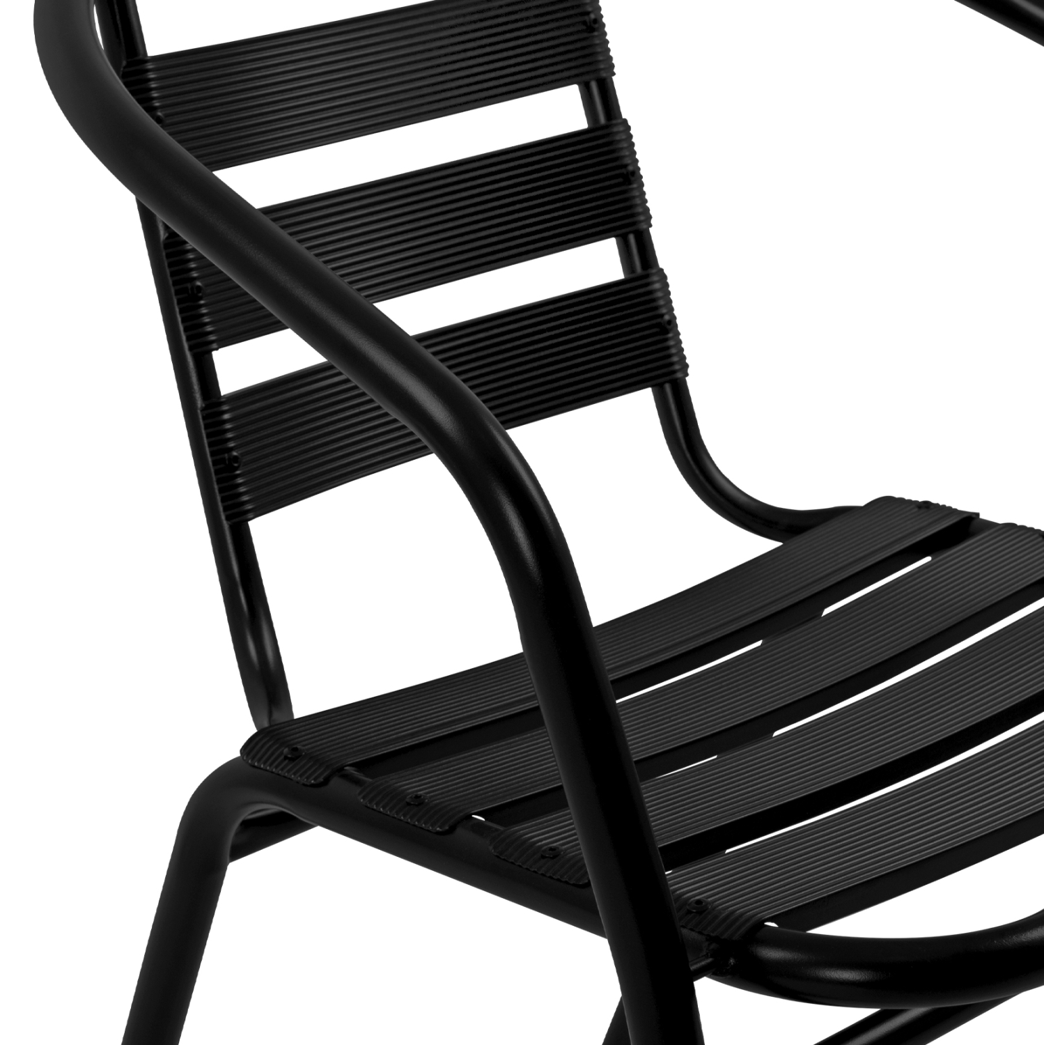 ΣΕΤ ΤΡΑΠΕΖΑΡΙΑΣ 3ΤΜΧ LAURA HM10467.03 ΚΑΡΕΚΛΕΣ ΜΕΤΑΛ. &amp; ΑΛΟΥΜ. &amp; ΤΡΑΠΕΖΙ Φ60εκ ΜΑΥΡΟ 7