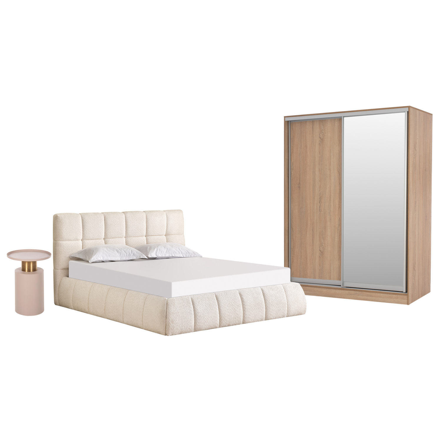 ΣΕΤ ΚΡΕΒΑΤΟΚΑΜΑΡΑΣ 3ΤΜΧ EDDY HM10883.03 ΥΦΑΣΜΑ ΜΠΟΥΚΛΕ ΜΠΕΖ-ΜΕΛΑΜΙΝΗ SONAMA 1