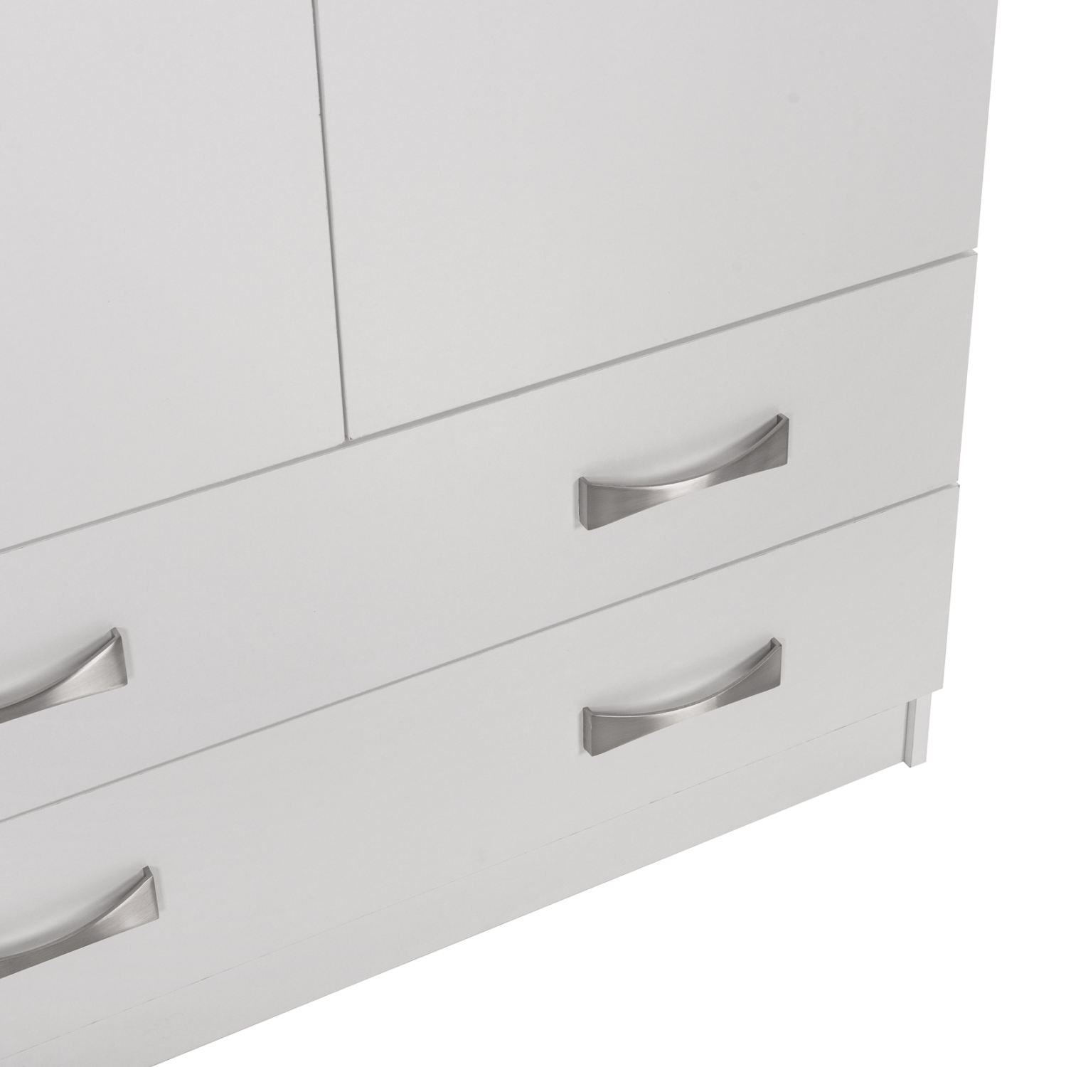 ΝΤΟΥΛΑΠΑ 3ΦΥΛΛΗ ΜΕ ΠΑΤΑΡΙ CARLY HM10891.05 ΜΕΛΑΜΙΝΗ ΣΕ ΛΕΥΚΟ 150X55Χ240Υεκ. 3