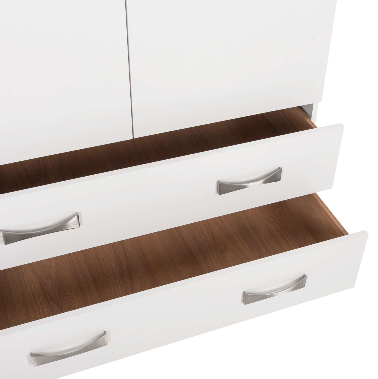ΝΤΟΥΛΑΠΑ 3ΦΥΛΛΗ ΜΕ ΠΑΤΑΡΙ CARLY HM10891.05 ΜΕΛΑΜΙΝΗ ΣΕ ΛΕΥΚΟ 150X55Χ240Υεκ. 4