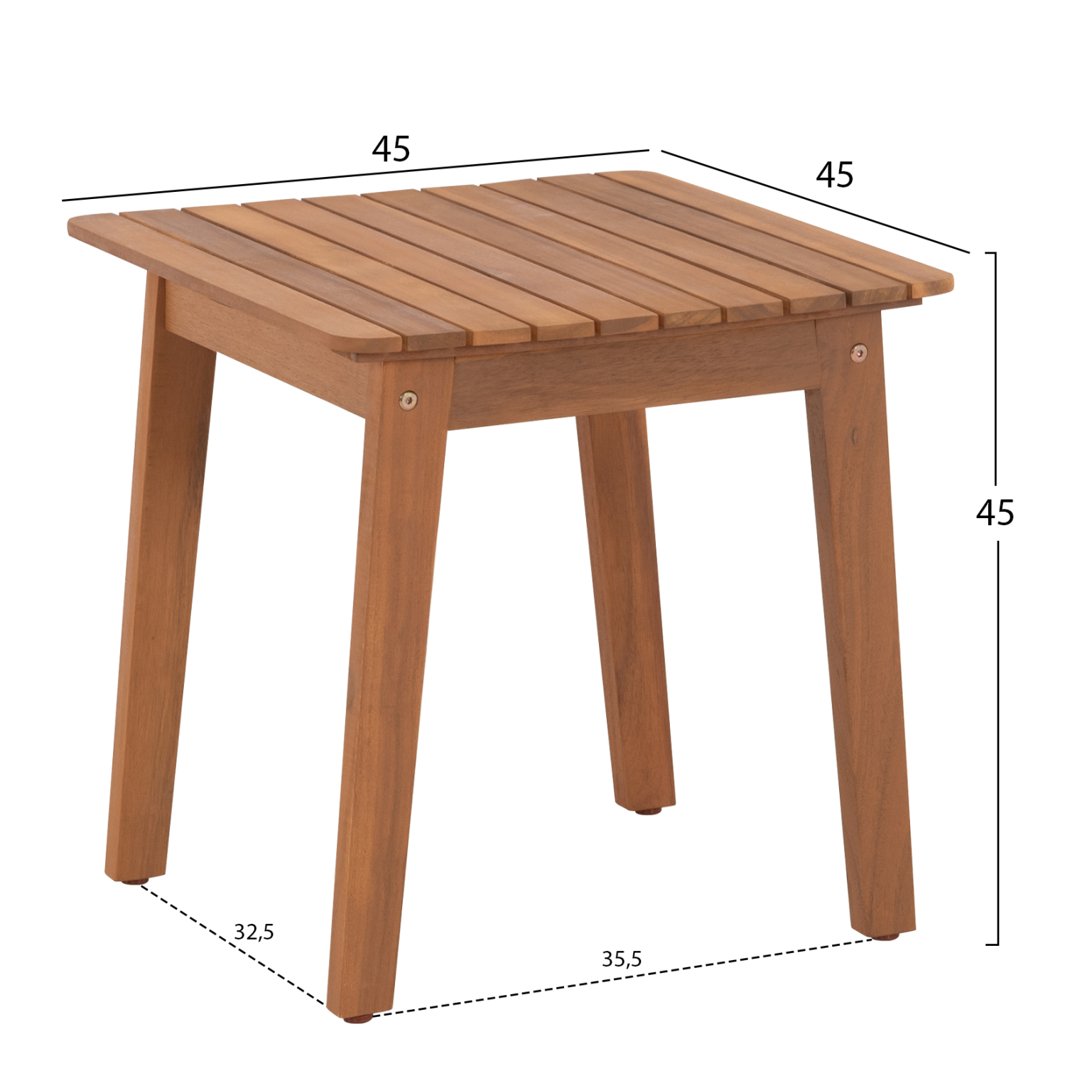 LOUNGE ΣΕΤ MIREX HM10893 ΤΡΑΠΕΖΑΚΙ &amp; 2 ΠΟΛΥΘΡΟΝΕΣ--ΞΥΛΟ ΑΚΑΚΙΑΣ--ΕΚΡΟΥ ΜΑΞΙΛΑΡΙΑ 3