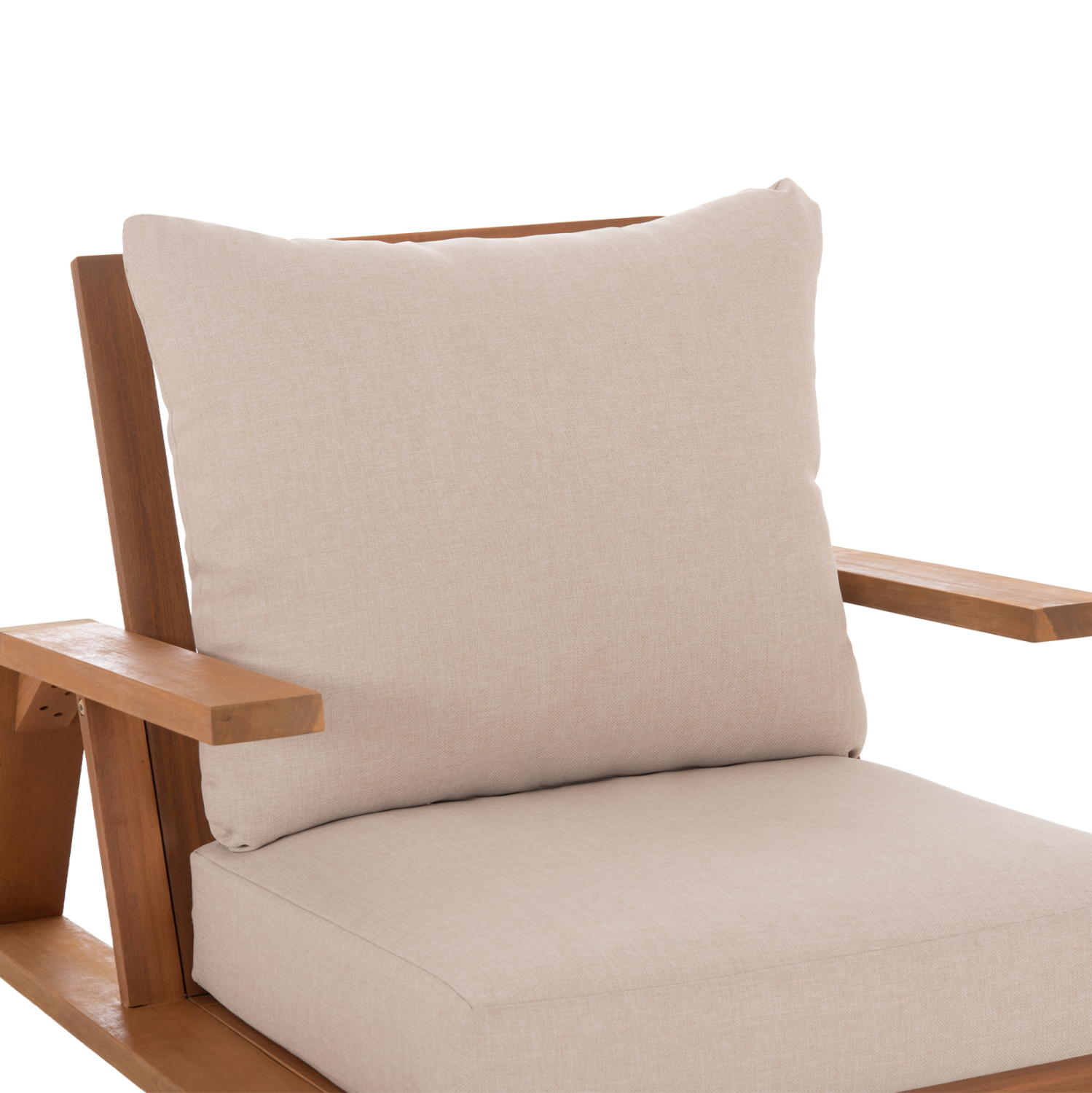 LOUNGE ΣΕΤ MIREX HM10893 ΤΡΑΠΕΖΑΚΙ &amp; 2 ΠΟΛΥΘΡΟΝΕΣ--ΞΥΛΟ ΑΚΑΚΙΑΣ--ΕΚΡΟΥ ΜΑΞΙΛΑΡΙΑ 6