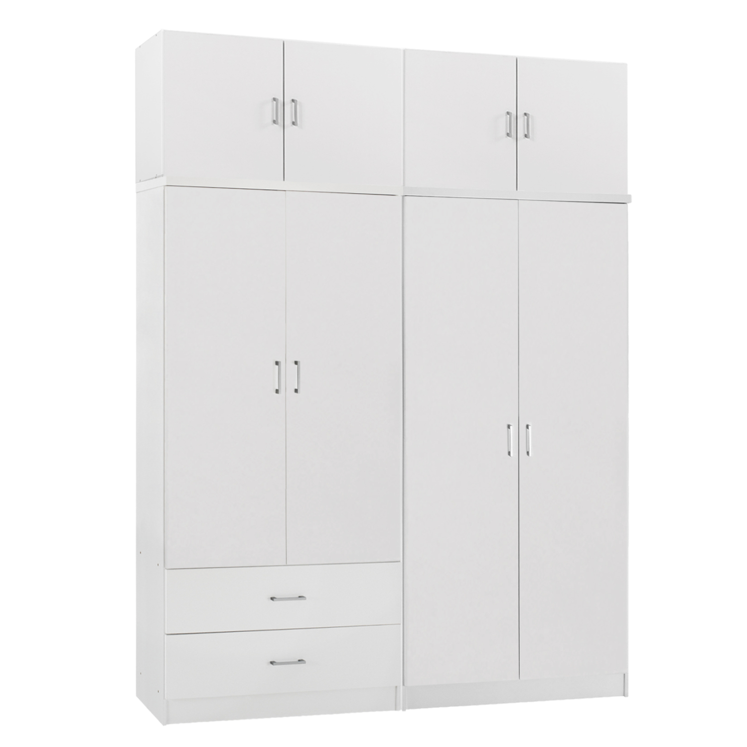 ΝΤΟΥΛΑΠΑ 4-ΦΥΛΛΗ ΜΕ ΠΑΤΑΡΙ &amp; ΣΥΡΤΑΡΙΑ JENNA HM11355.05 ΜΕΛΑΜΙΝΗ ΣΕ ΛΕΥΚΟ 160x43x240Υεκ 1