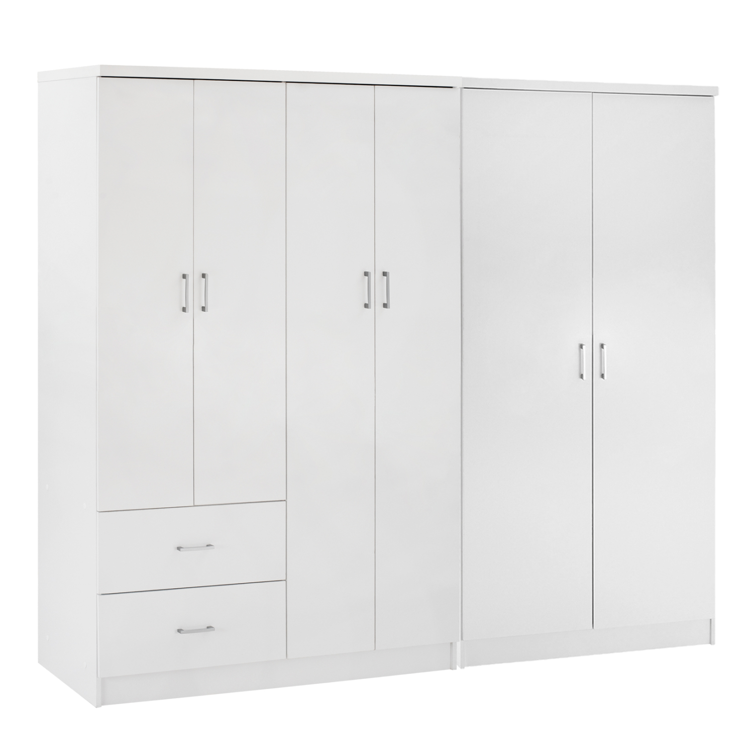 ΝΤΟΥΛΑΠΑ 6ΦΥΛΛΗ BLAKELY HM21235.05 ΜΕΛΑΜΙΝΗ ΧΡΩΜΑ ΛΕΥΚΟ 201x43x181Υεκ 1