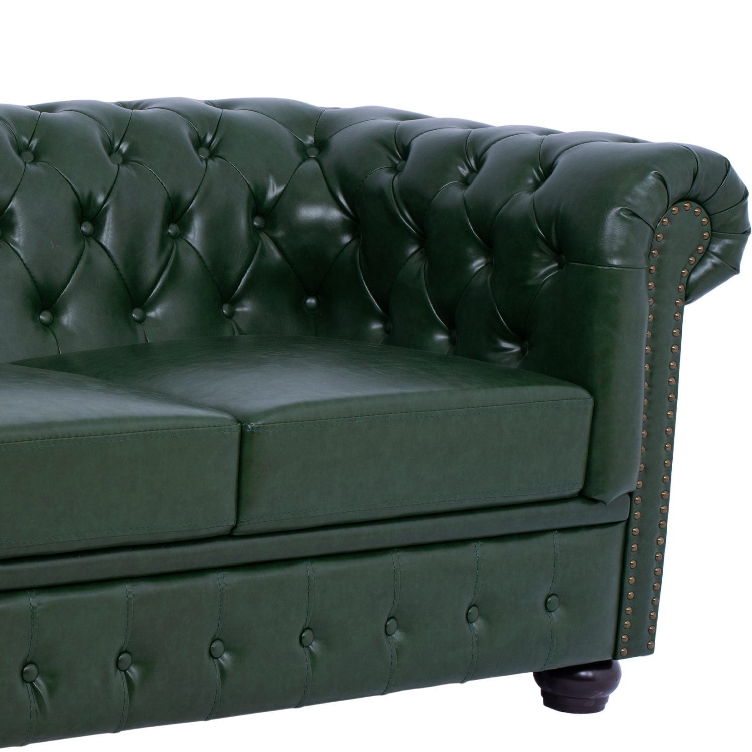 ΣΕΤ ΚΑΝΑΠΕΣ 2ΘΕΣΙΟΣ &amp; 3ΘΕΣΙΟΣ HM10911.08 PU ΔΕΡΜΑ Τ.CHESTERFIELD ΚΥΠΑΡΙΣΣΙ 9