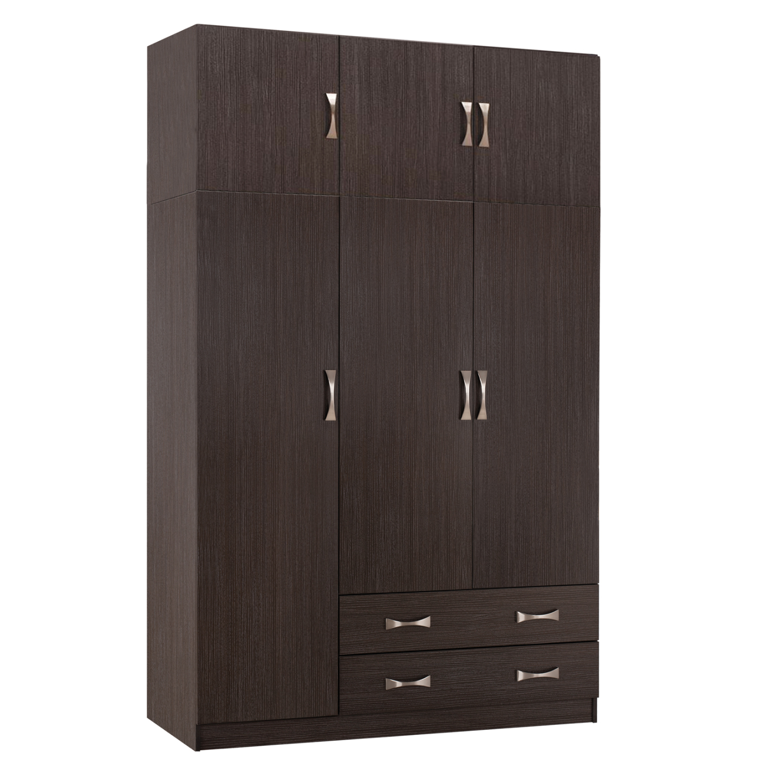 ΝΤΟΥΛΑΠΑ 3ΦΥΛΛΗ ΜΕ ΠΑΤΑΡΙ CARLY HM10891.01 ΜΕΛΑΜΙΝΗ ΣΕ ZEBRANO 150X55Χ240Υεκ. 1
